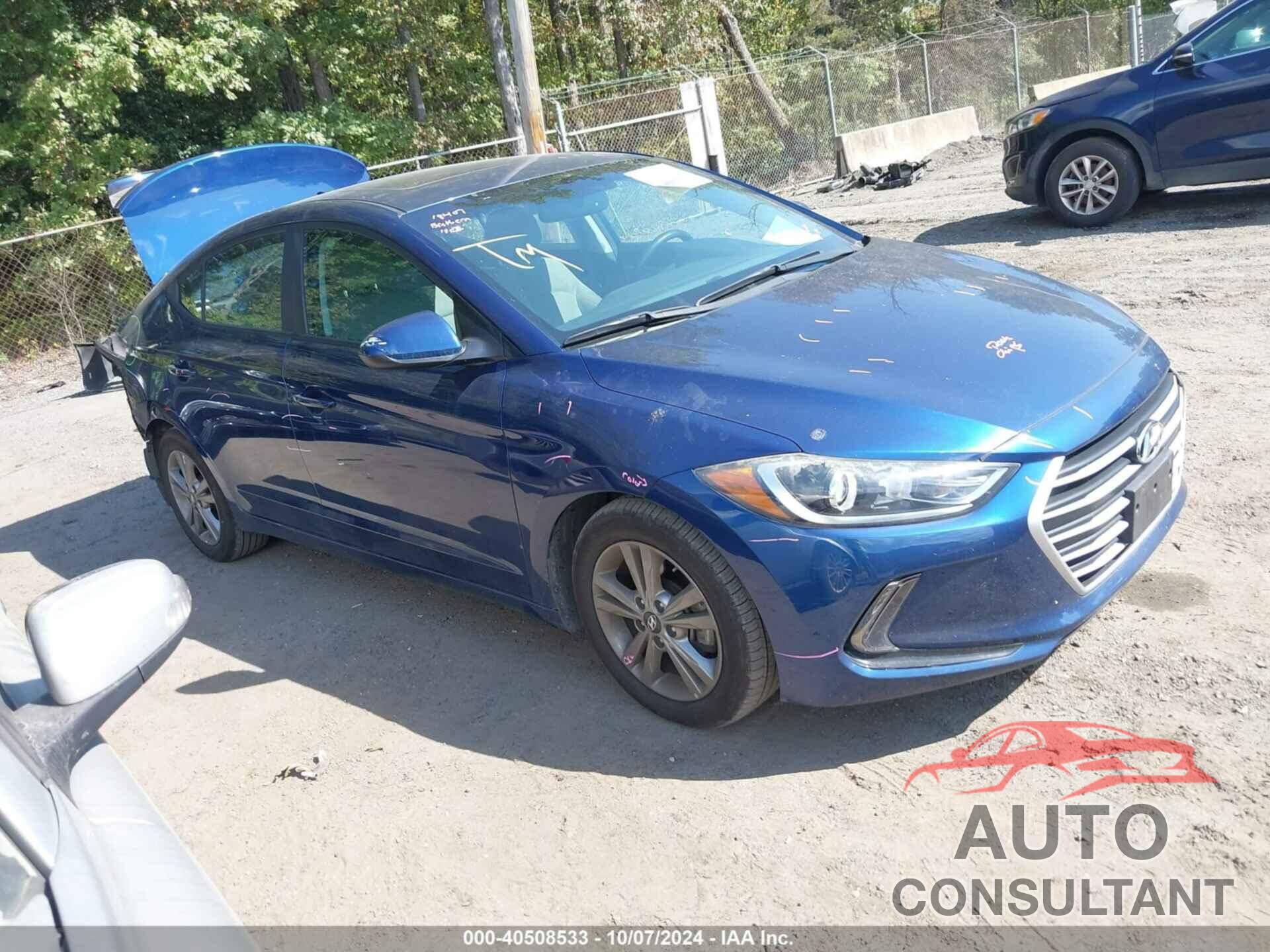 HYUNDAI ELANTRA 2018 - 5NPD84LF3JH216950