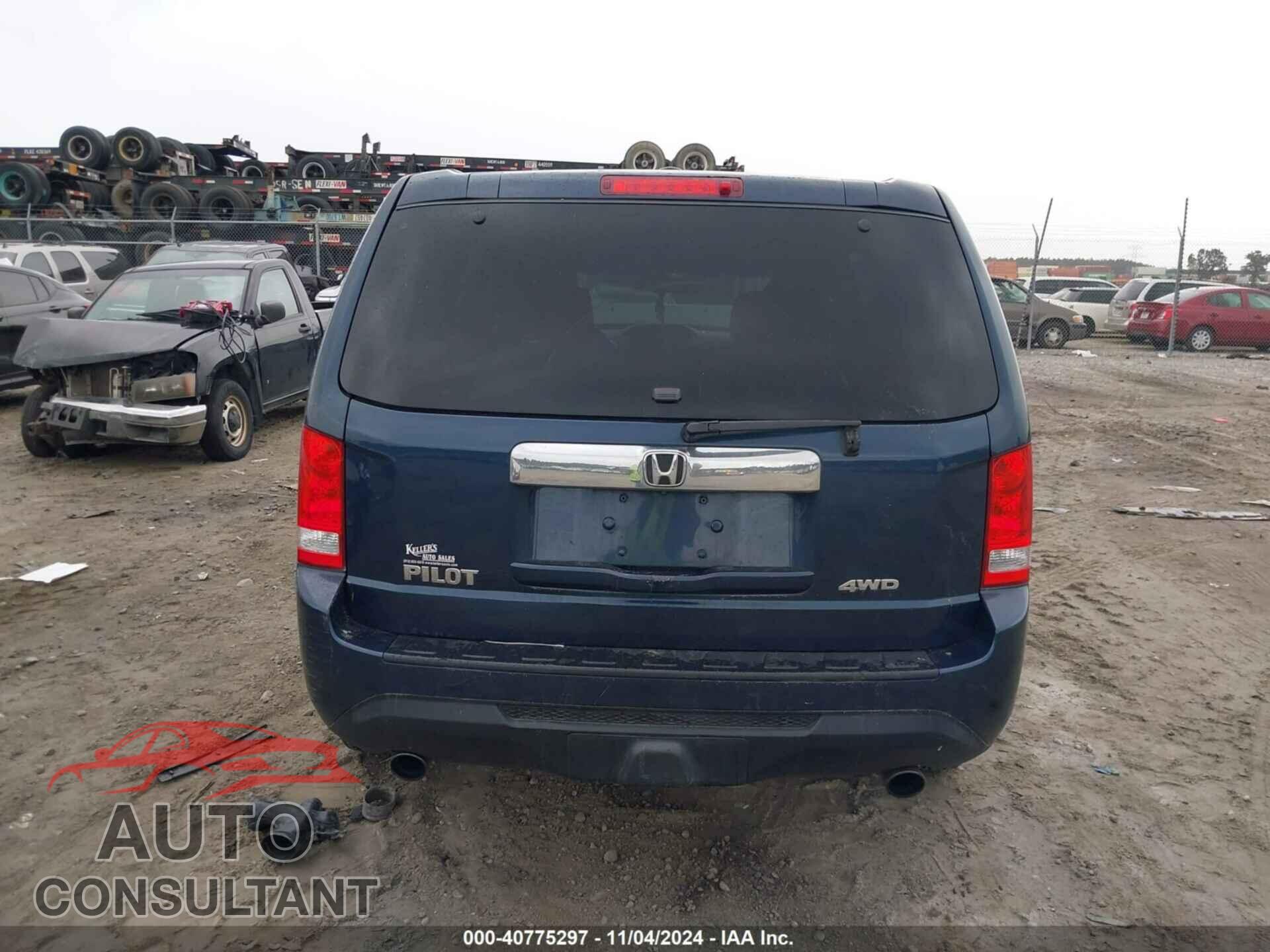 HONDA PILOT 2012 - 5FNYF4H58CB026134