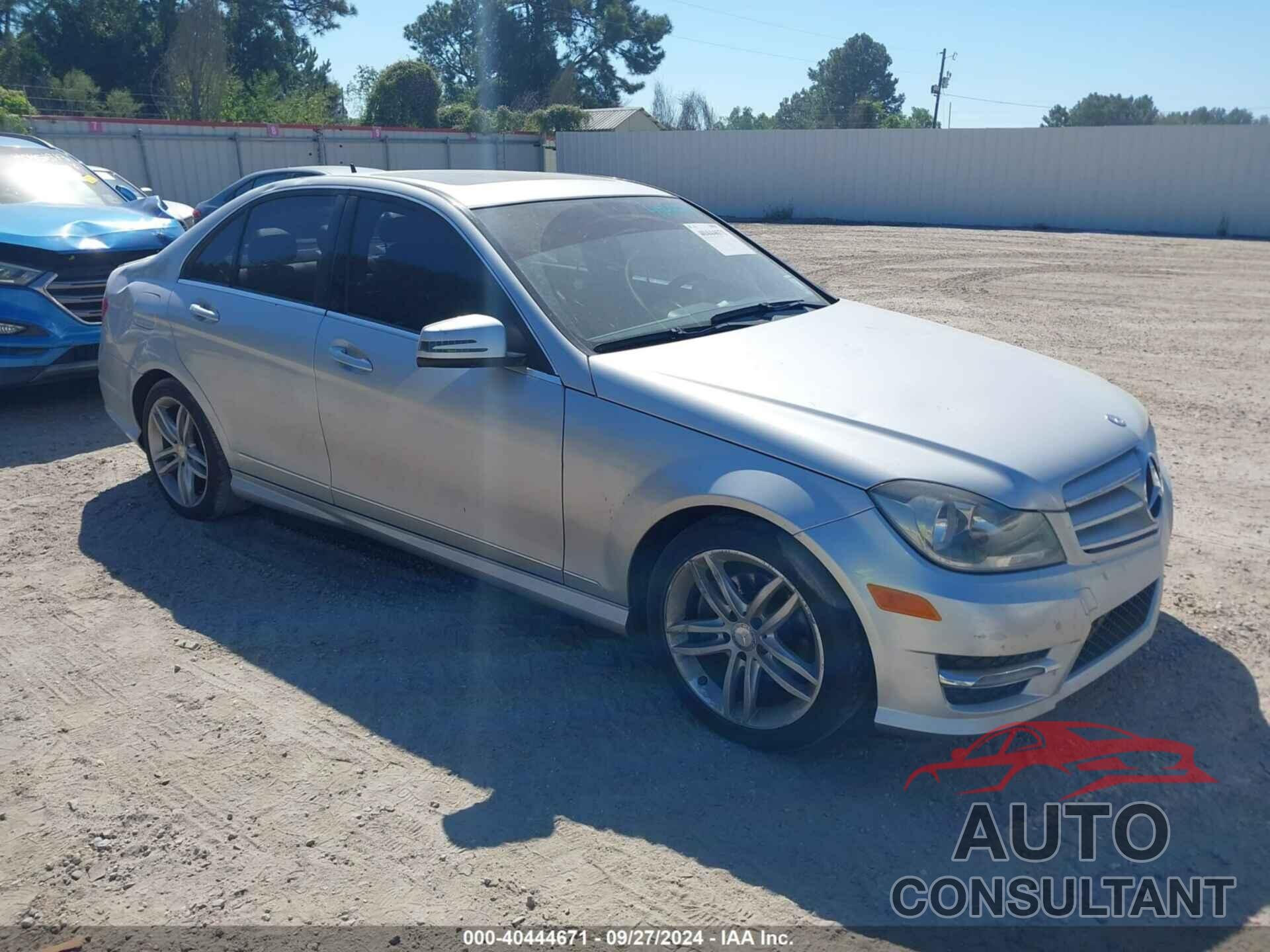 MERCEDES-BENZ C 250 2013 - WDDGF4HB9DG093999