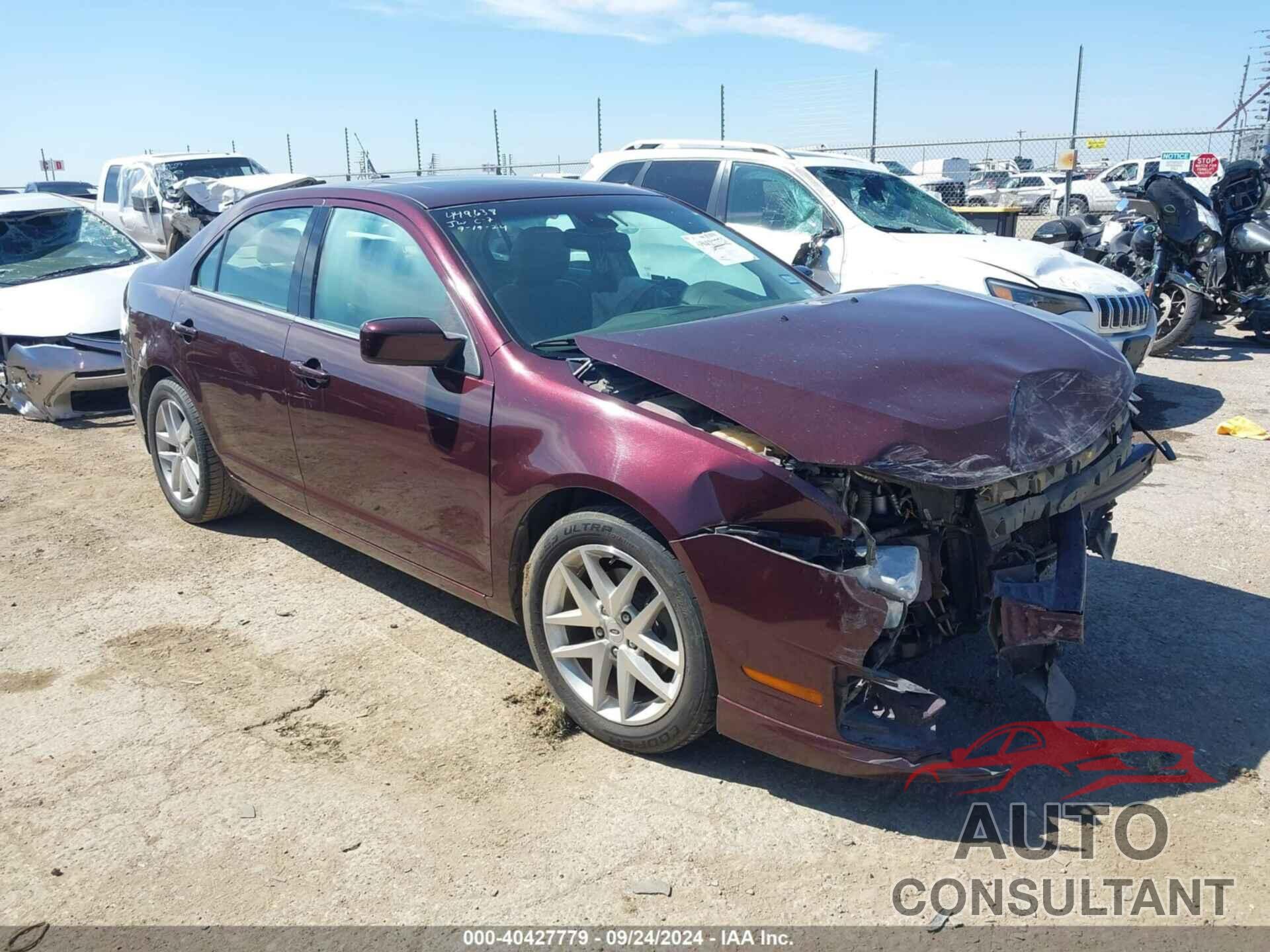 FORD FUSION 2012 - 3FAHP0JA3CR435644