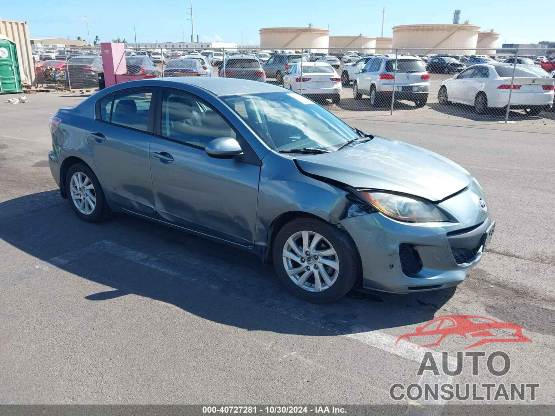 MAZDA MAZDA3 2012 - JM1BL1V87C1658305