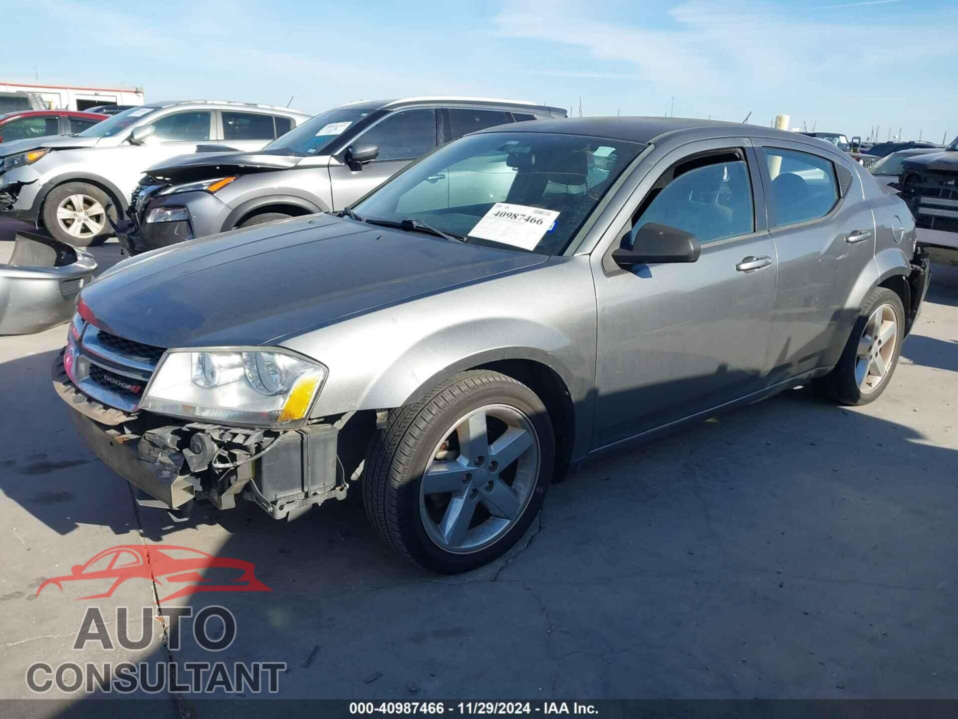 DODGE AVENGER 2012 - 1C3CDZAB3CN324352
