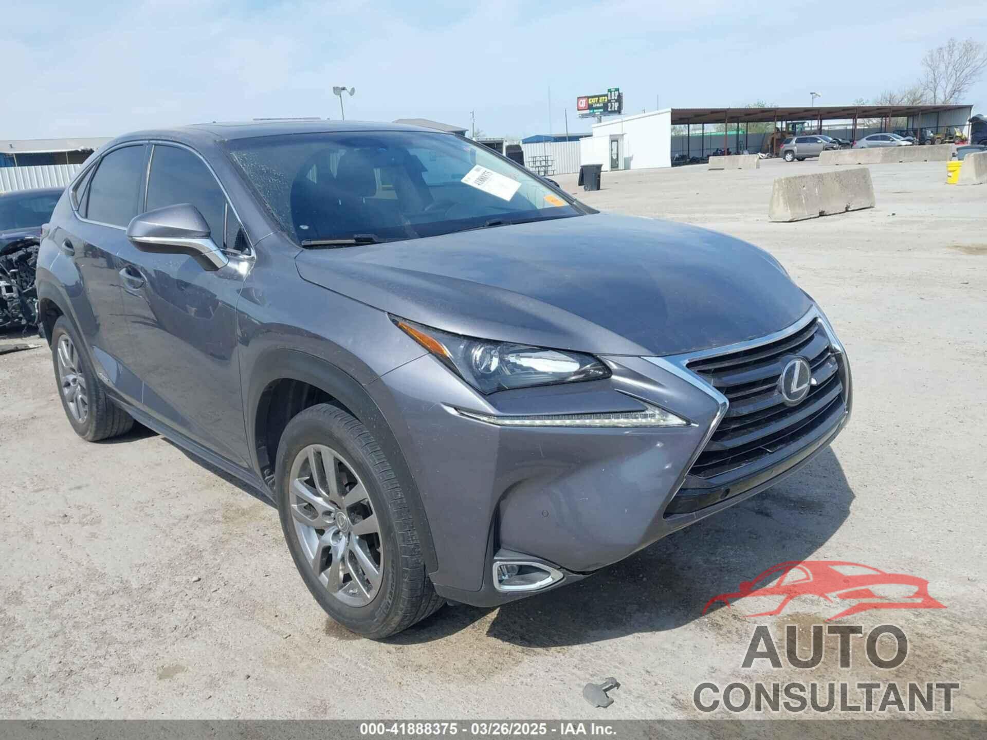 LEXUS NX 300H 2015 - JTJYWRBZ7F2002355