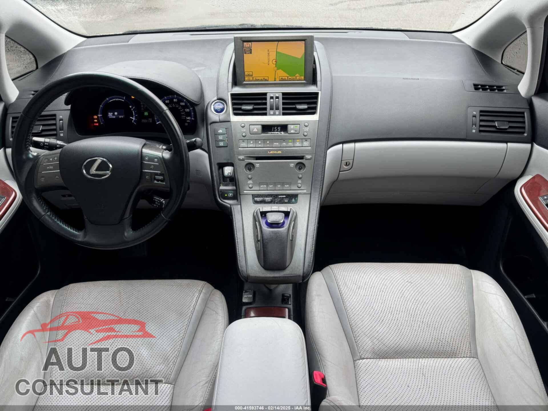 LEXUS HS 250H 2010 - JTHBB1BA3A2021136