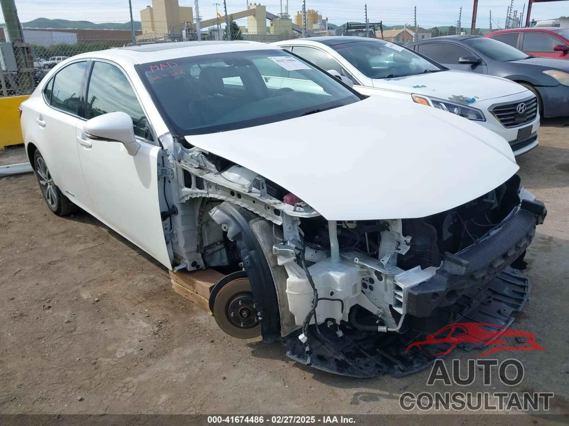 LEXUS ES 300H 2016 - JTHBW1GG4G2114905