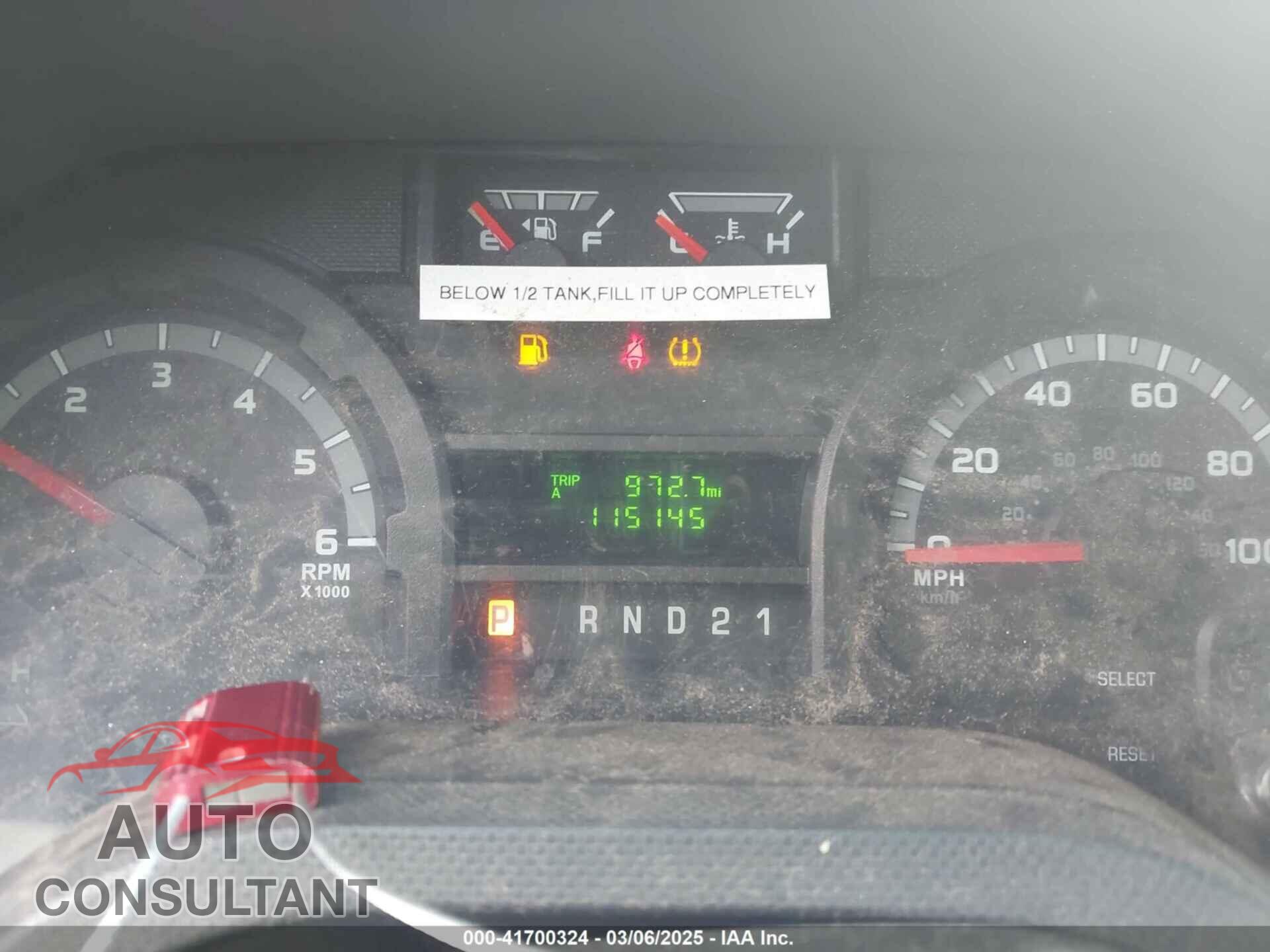 FORD E-150 2010 - 1FTNE1EW7ADA91093