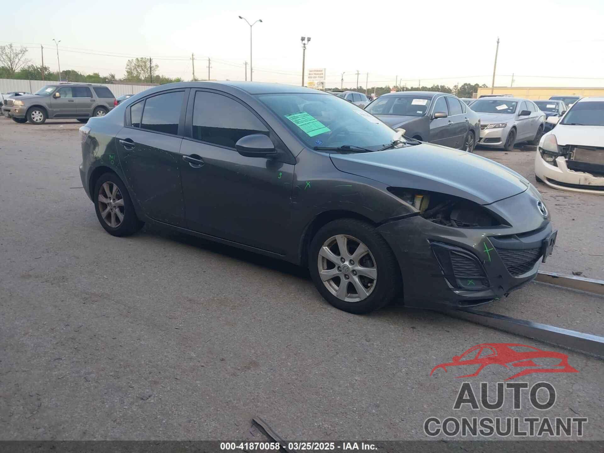 MAZDA MAZDA3 2011 - JM1BL1VGXB1392977