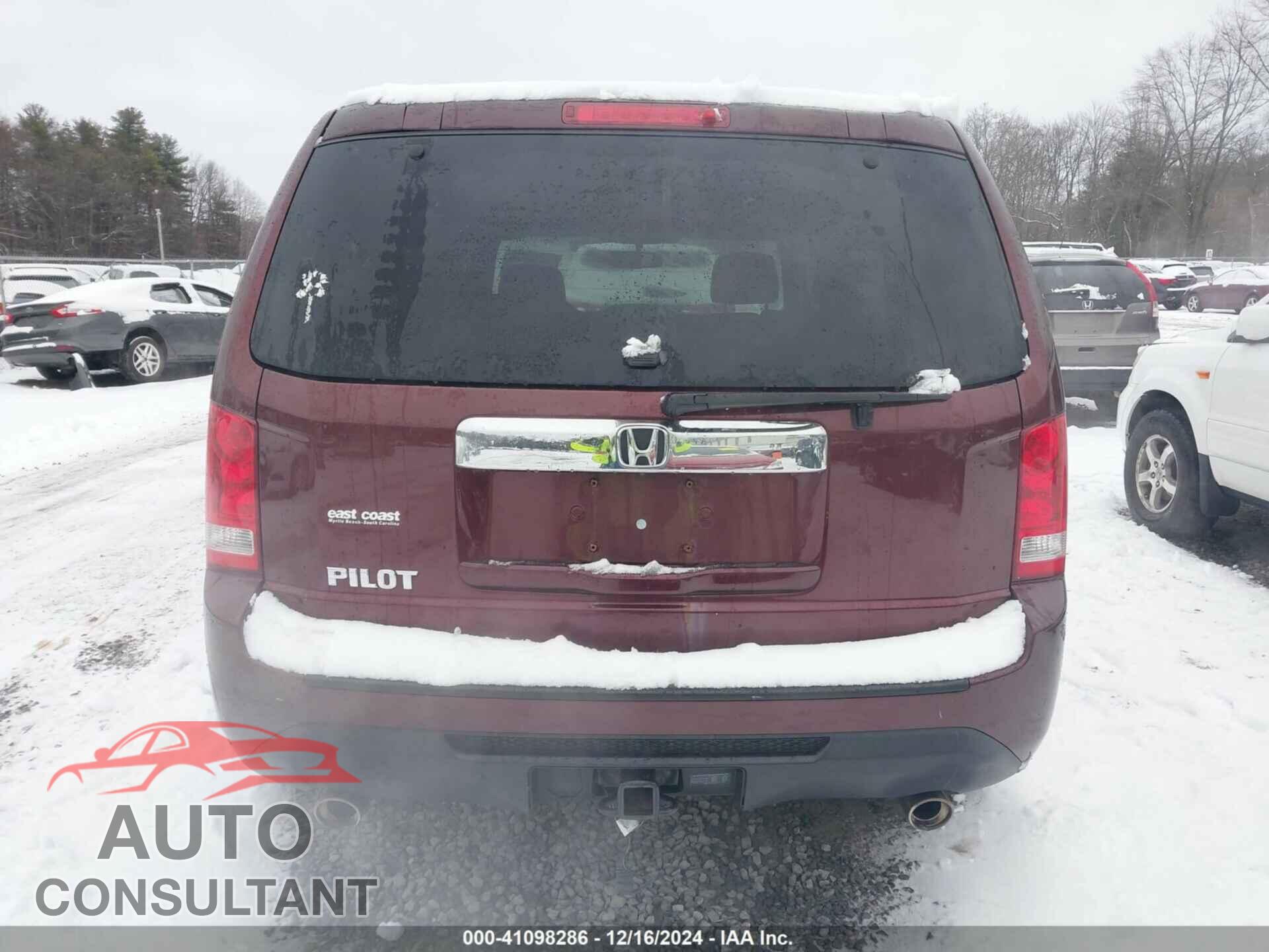HONDA PILOT 2013 - 5FNYF3H55DB005365
