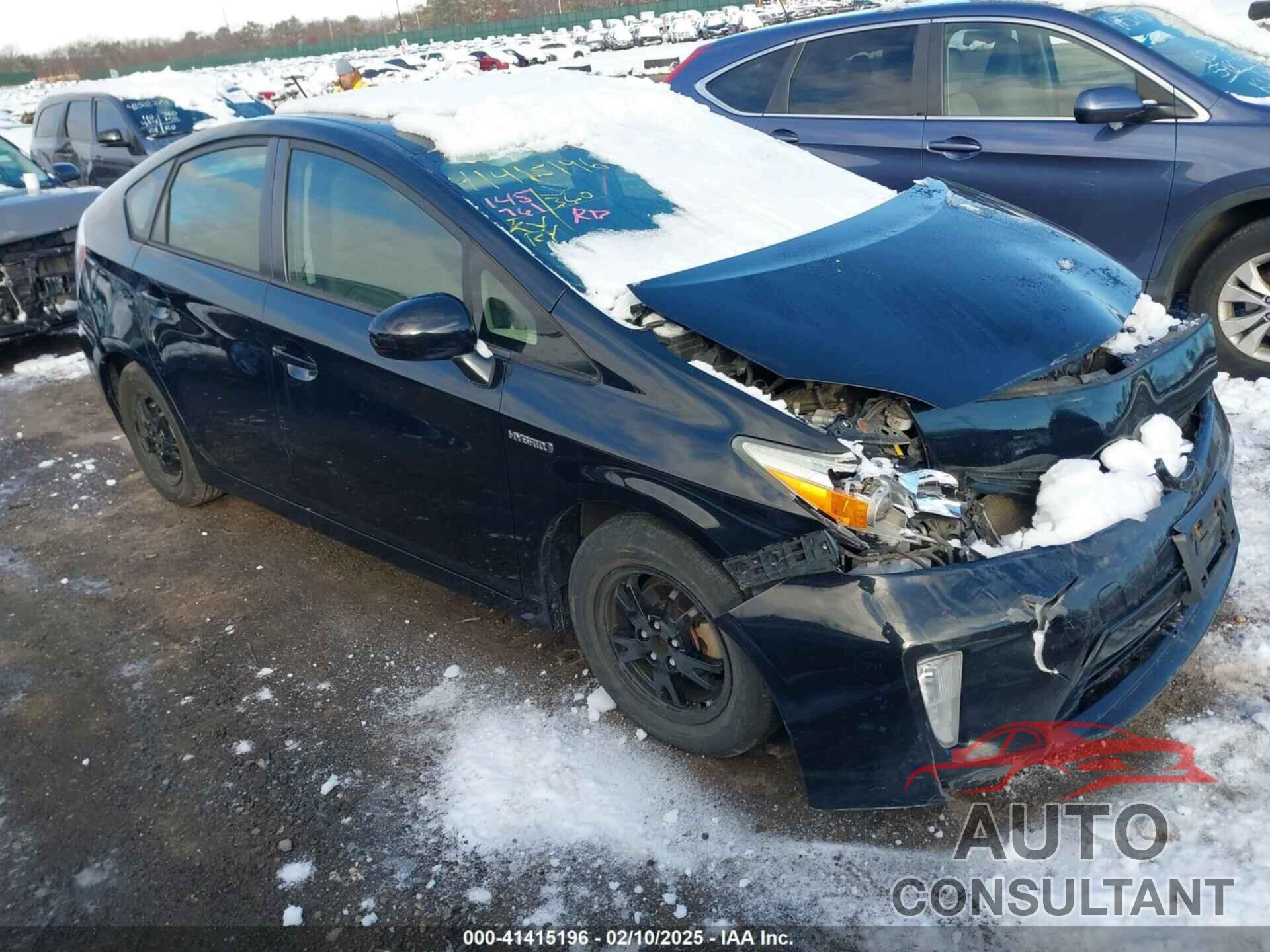 TOYOTA PRIUS 2012 - JTDKN3DU6C5384852