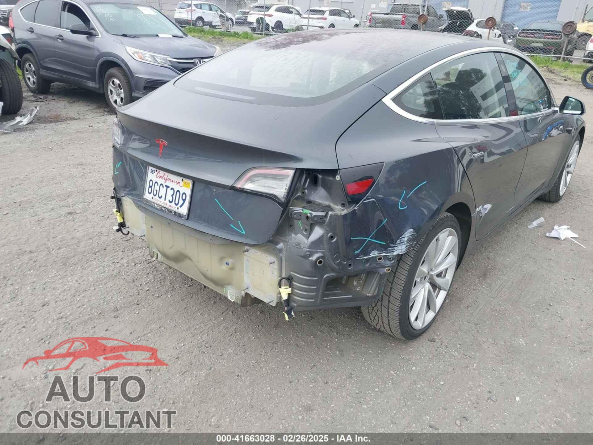 TESLA MODEL 3 2018 - 5YJ3E1EA8JF047897