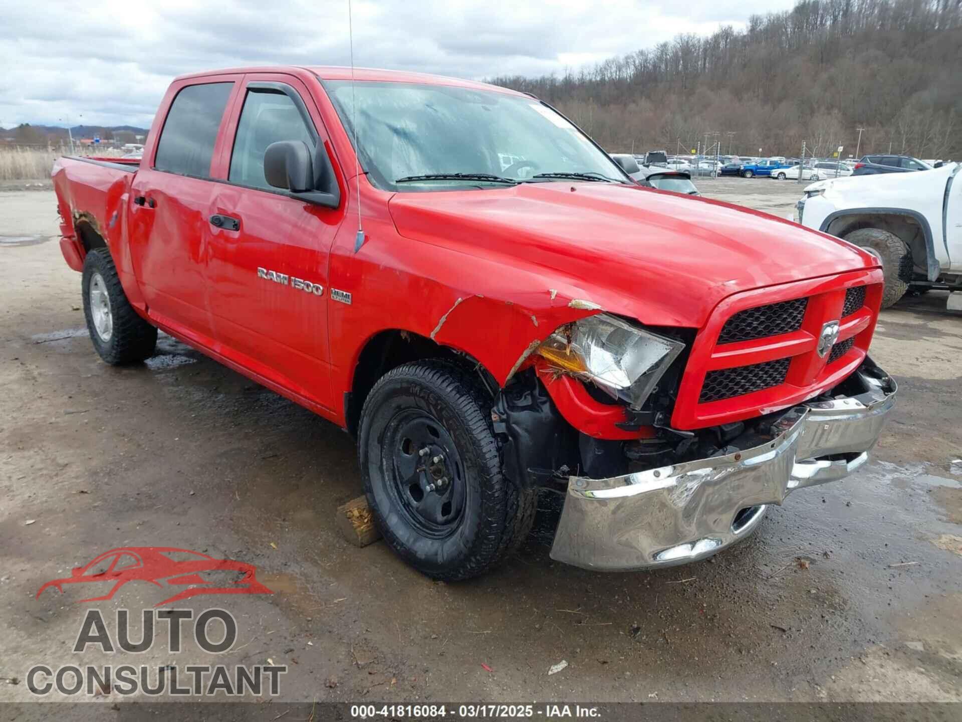 DODGE RAM 1500 2012 - 1C6RD7KT3CS227372