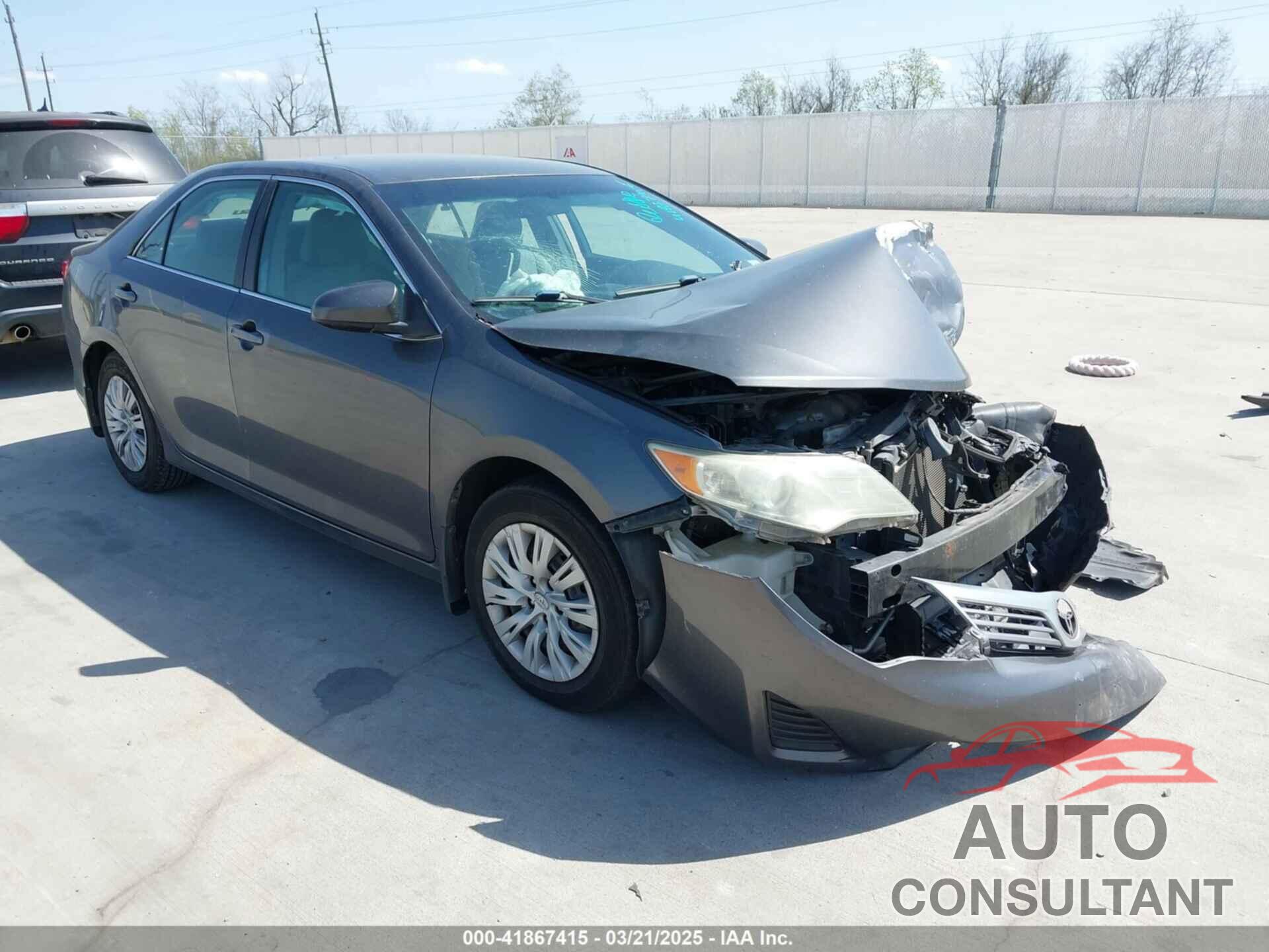 TOYOTA CAMRY 2012 - 4T4BF1FK6CR271553