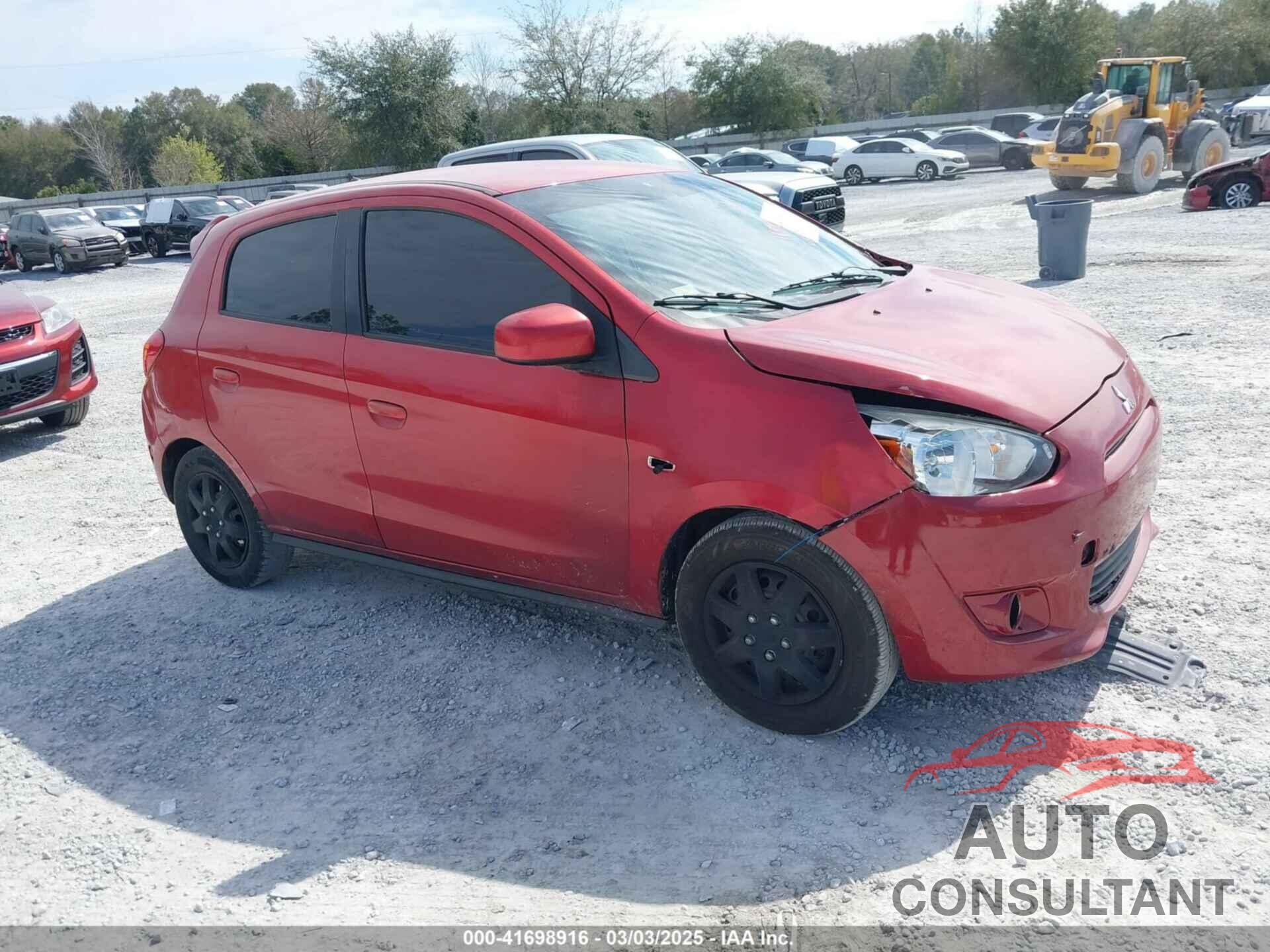 MITSUBISHI MIRAGE 2015 - ML32A3HJ5FH012646