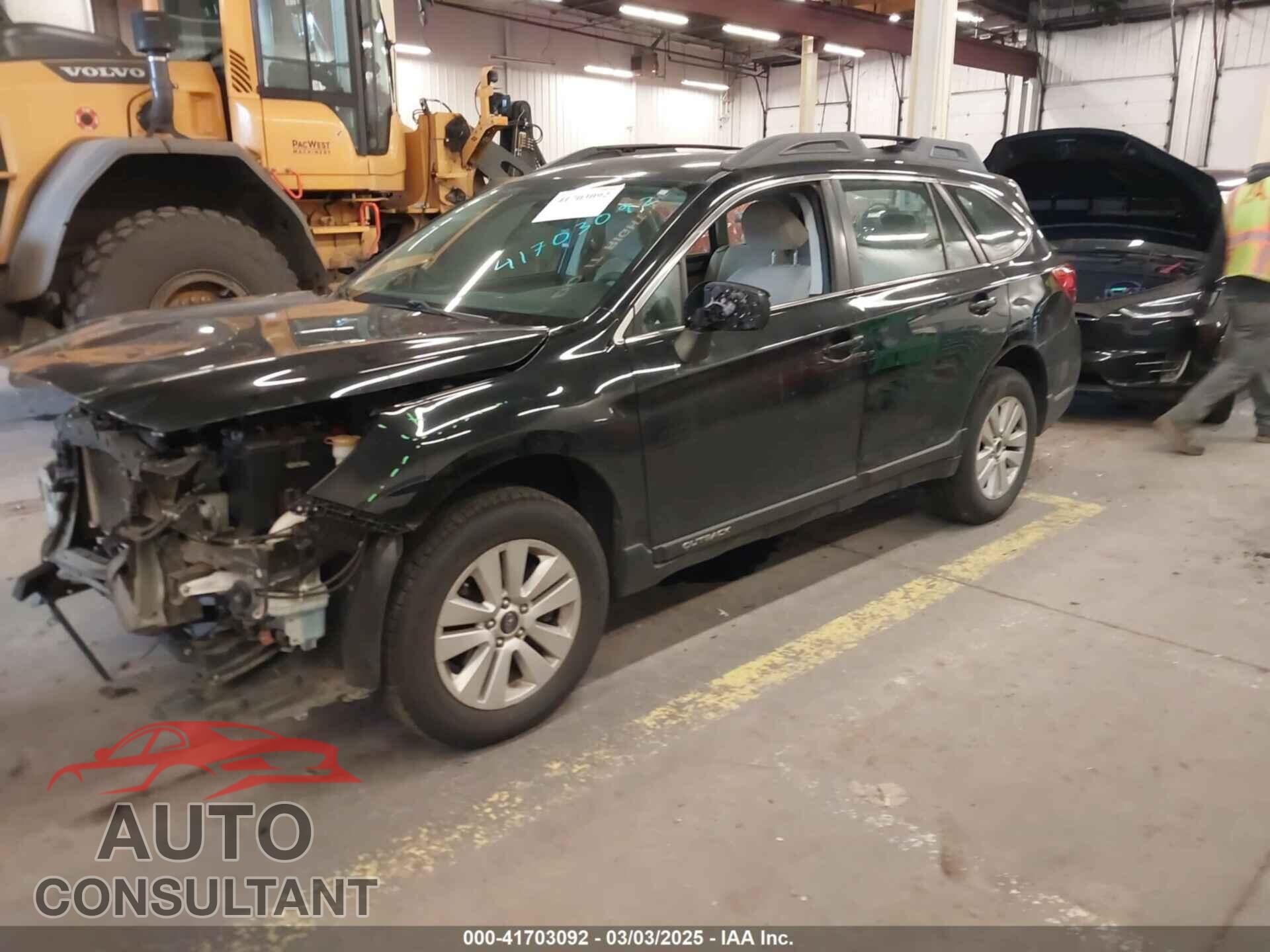 SUBARU OUTBACK 2018 - 4S4BSAAC3J3320006