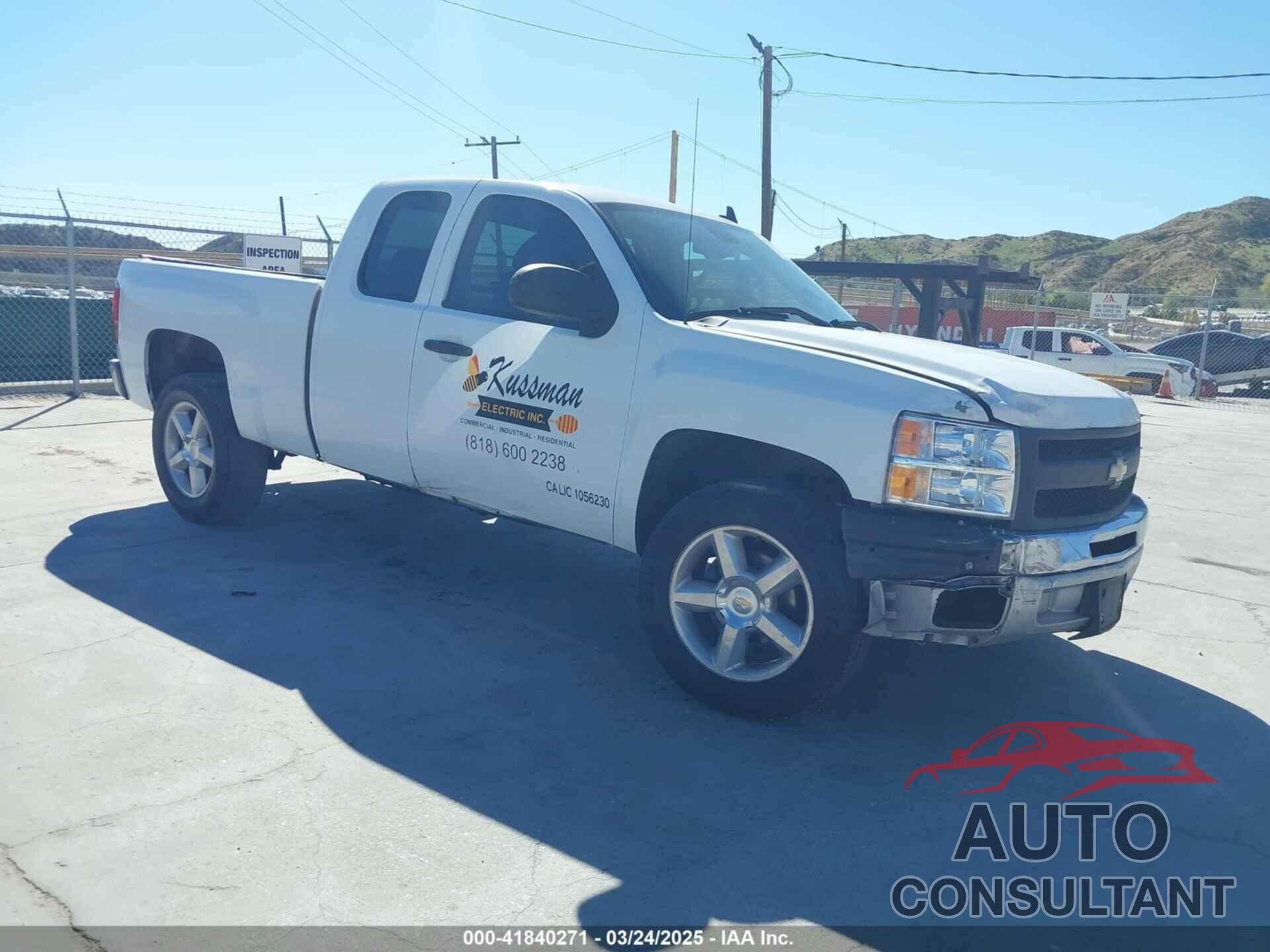 CHEVROLET SILVERADO 1500 2012 - 1GCRCREA9CZ355525