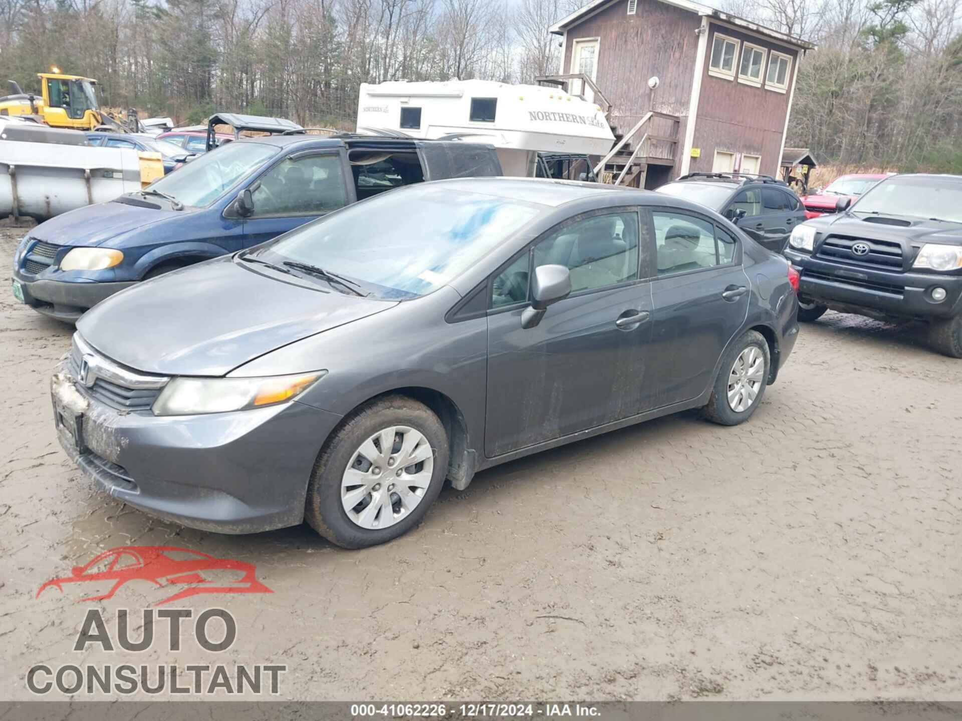 HONDA CIVIC 2012 - 19XFB2F58CE336736