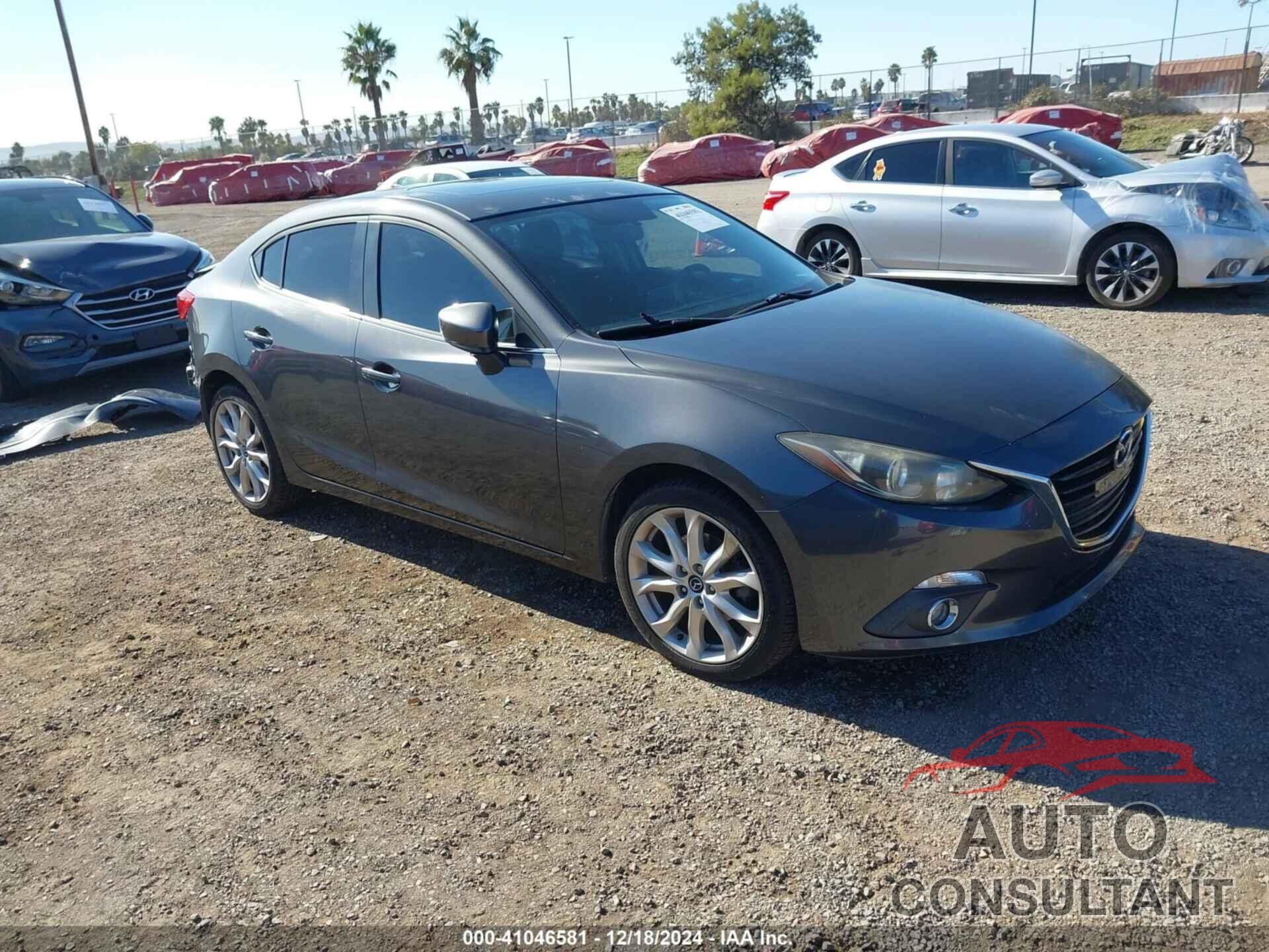 MAZDA MAZDA3 2015 - JM1BM1V38F1218681