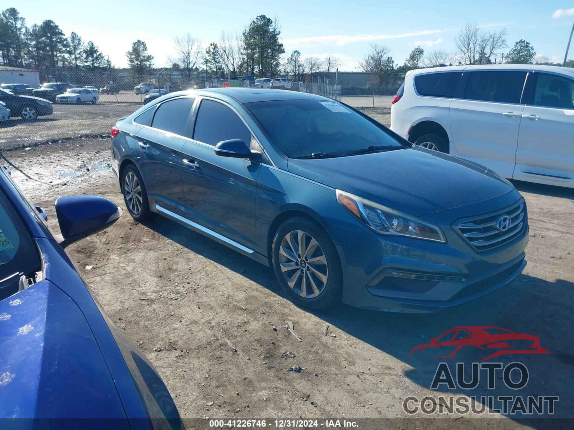 HYUNDAI SONATA 2017 - 5NPE34AF2HH444356