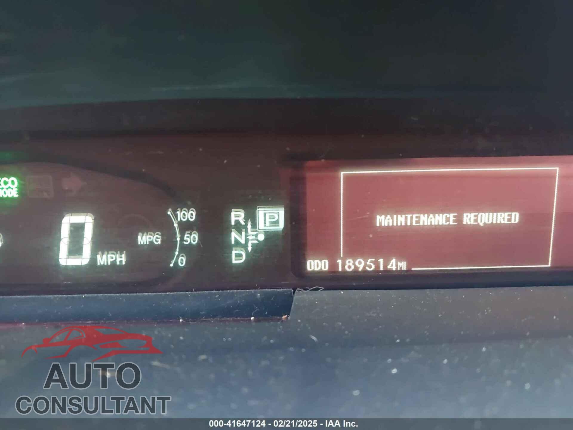 TOYOTA PRIUS 2013 - JTDKN3DU3D0354089