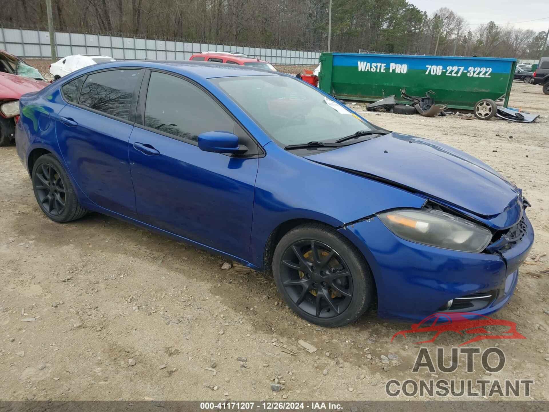 DODGE DART 2013 - 1C3CDFBA2DD335516