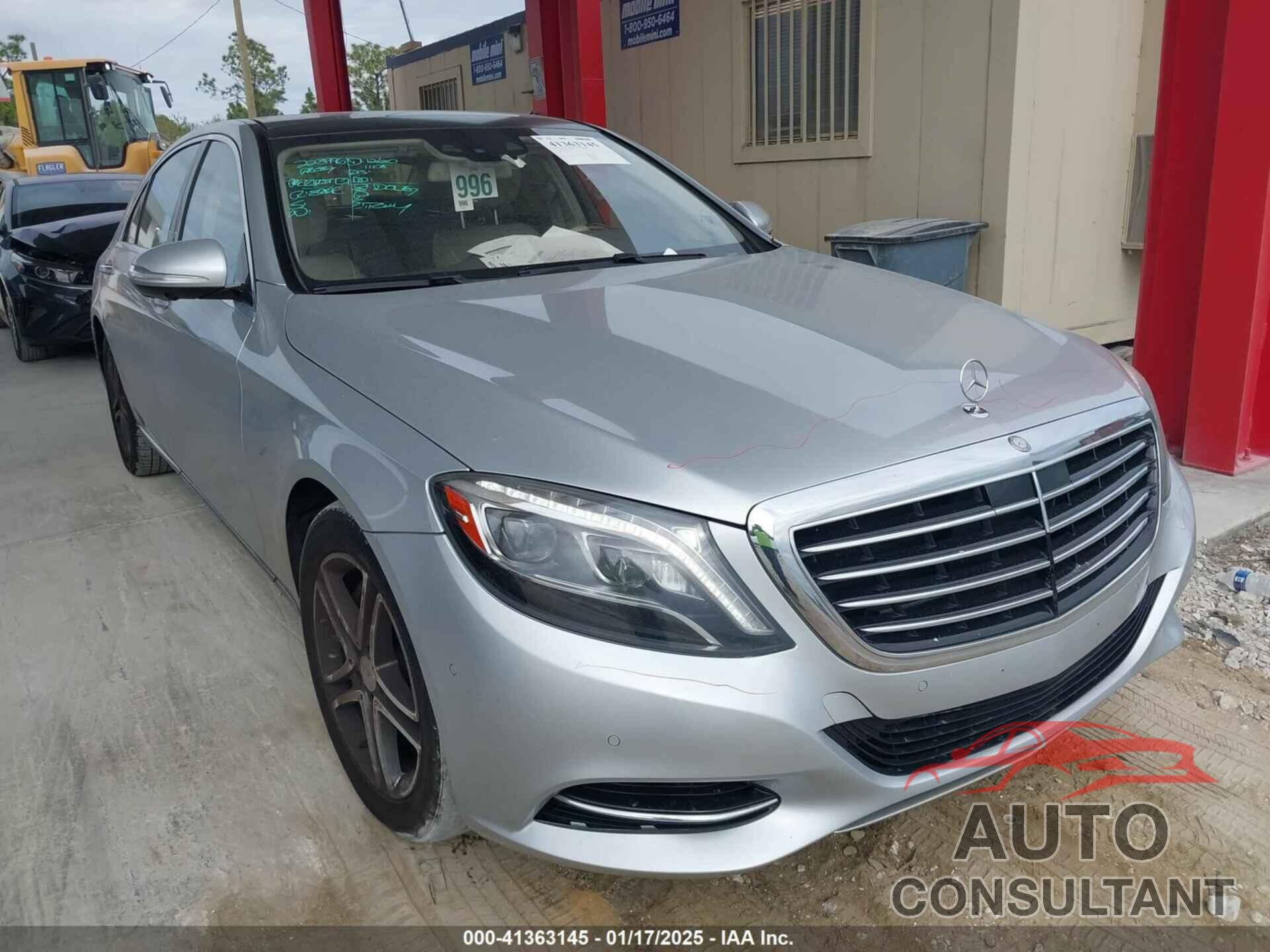 MERCEDES-BENZ S 550 2016 - WDDUG8FB4GA222460