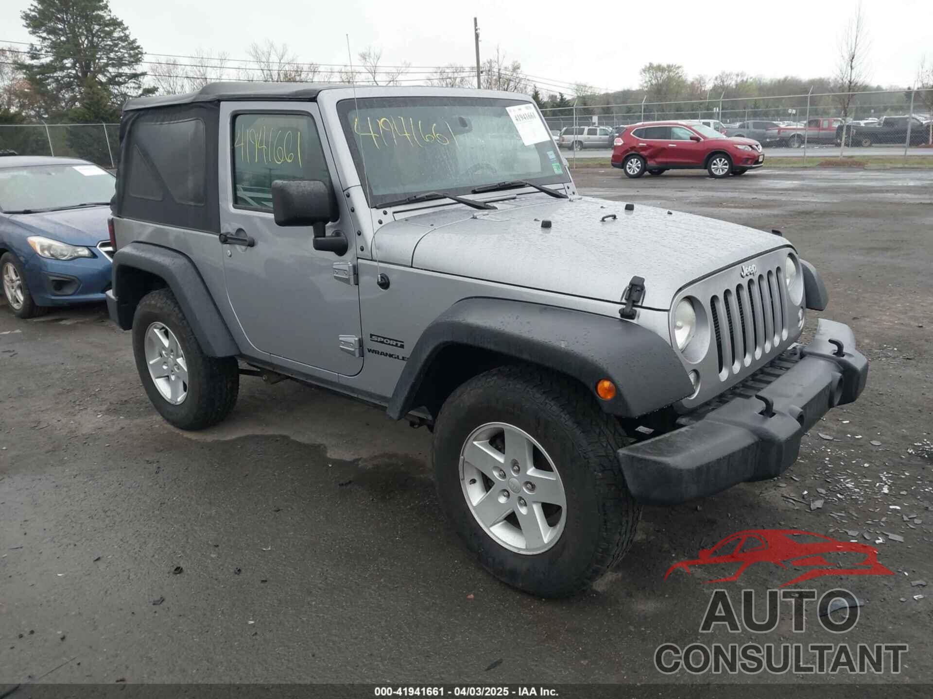JEEP WRANGLER 2015 - 1C4AJWAG6FL501160