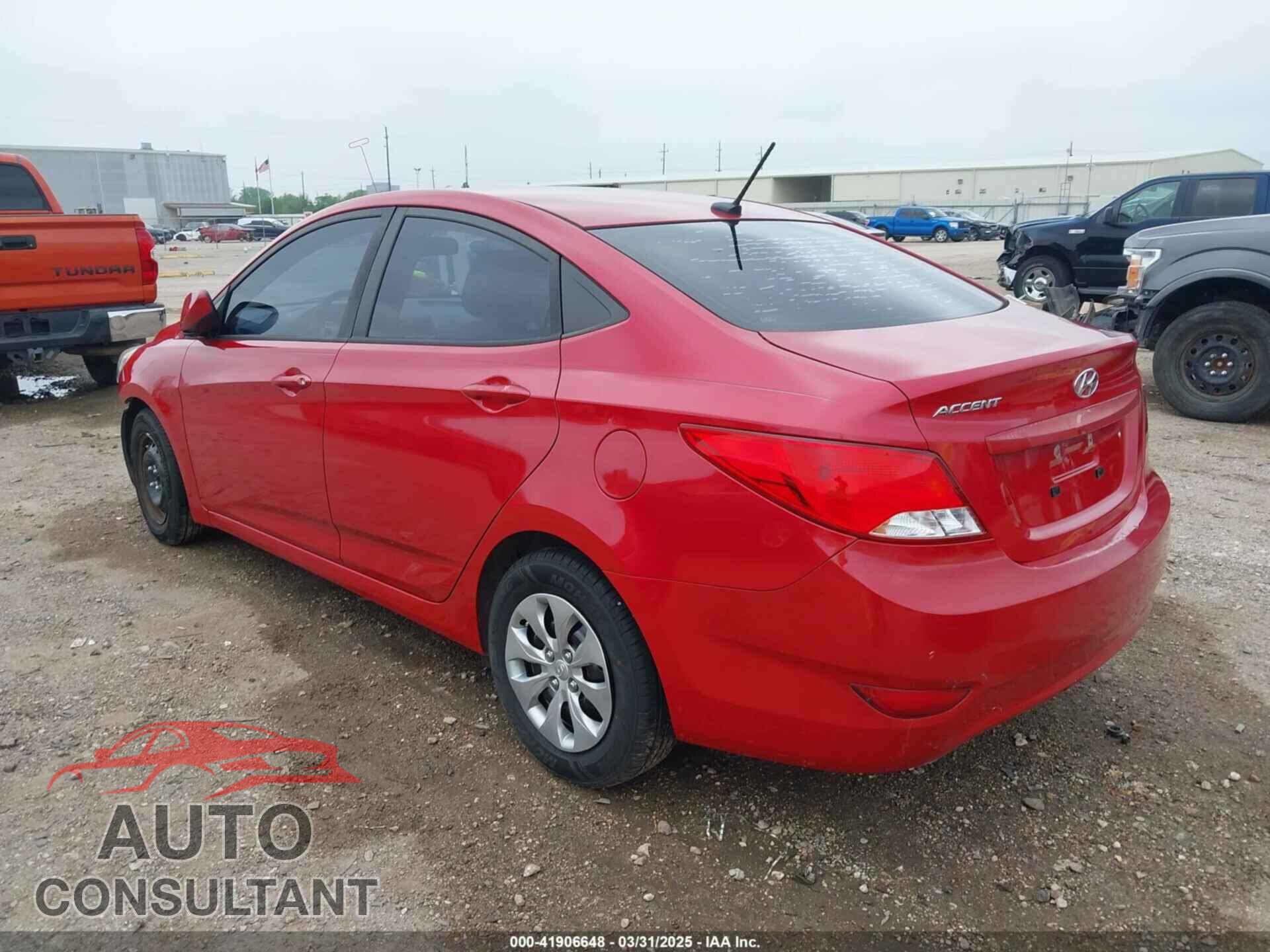HYUNDAI ACCENT 2016 - KMHCT4AE6GU125539