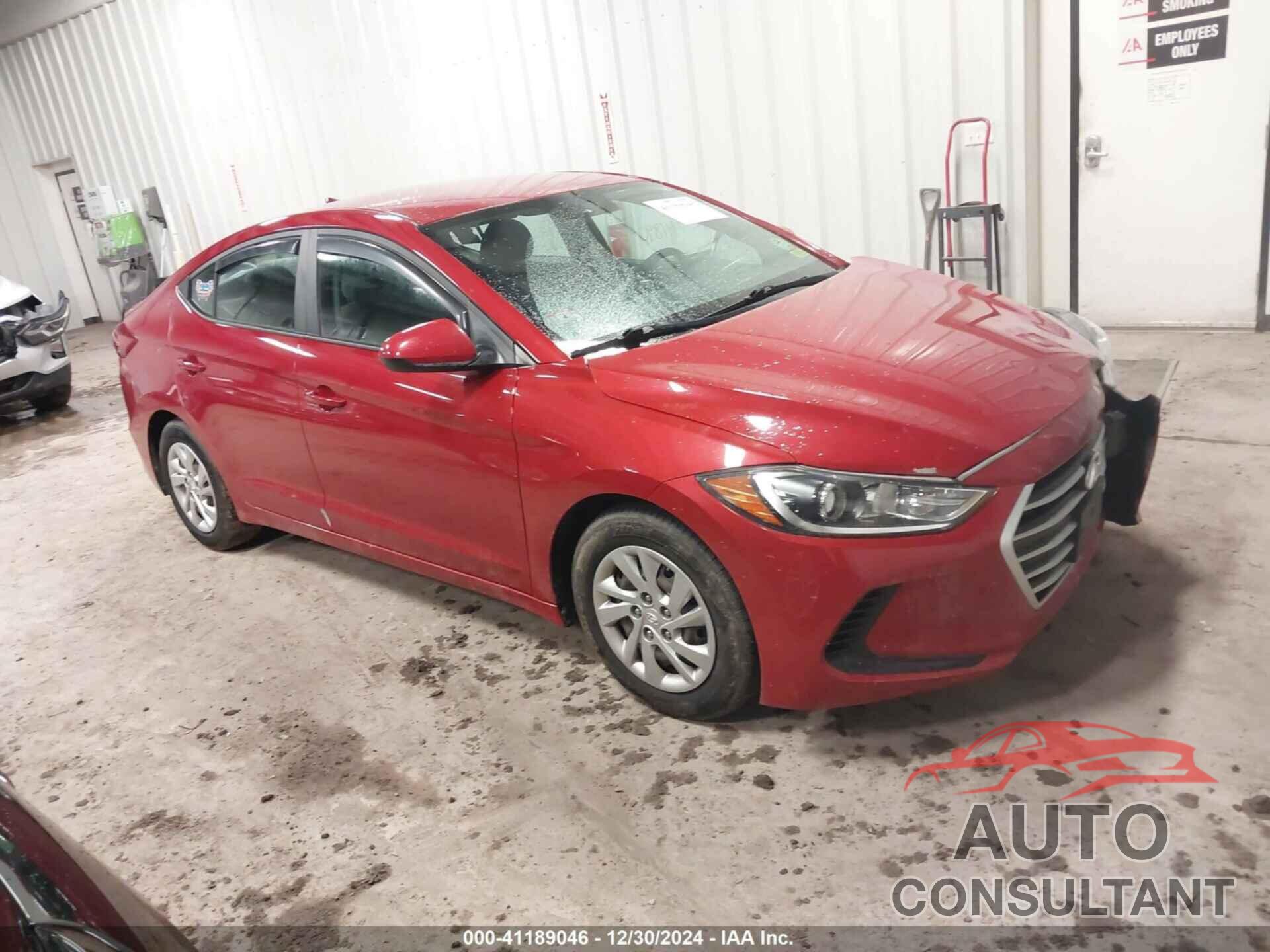 HYUNDAI ELANTRA 2017 - KMHD74LF0HU315689