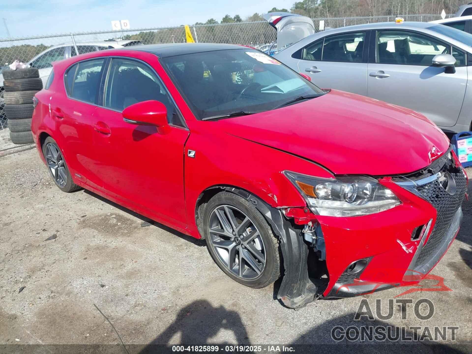 LEXUS CT 200H 2015 - JTHKD5BH3F2239695