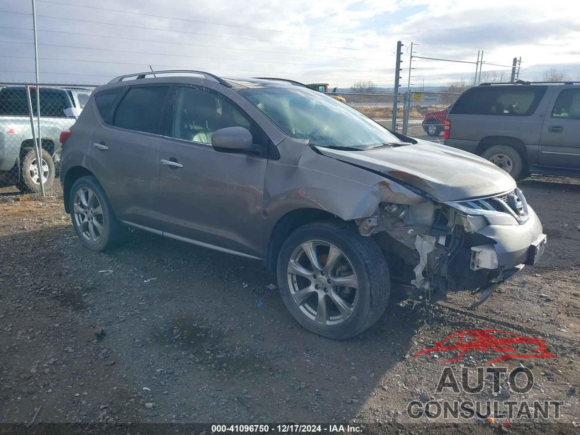 NISSAN MURANO 2012 - JN8AZ1MW8CW219499