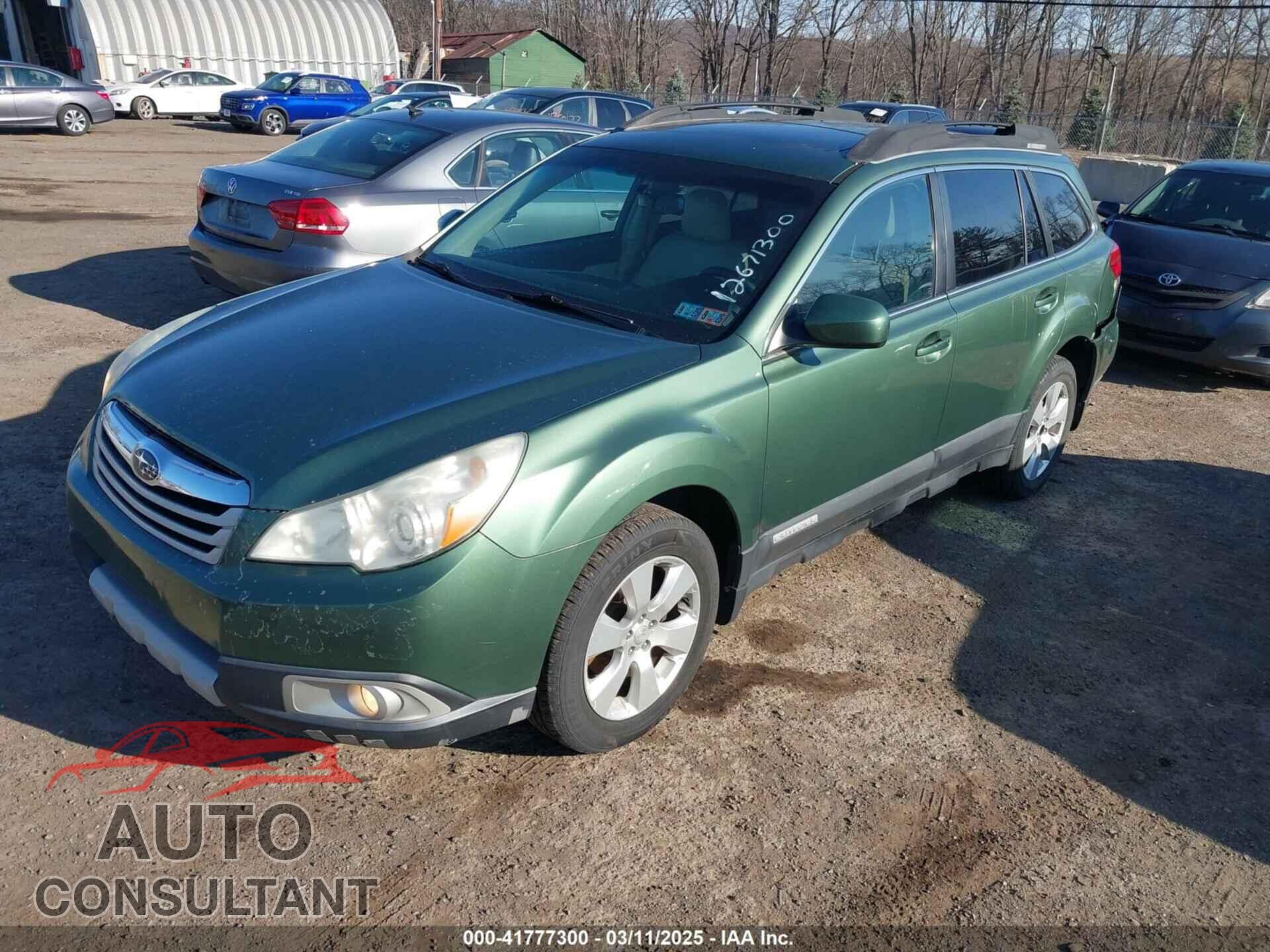 SUBARU OUTBACK 2010 - 4S4BRBKC8A3367239