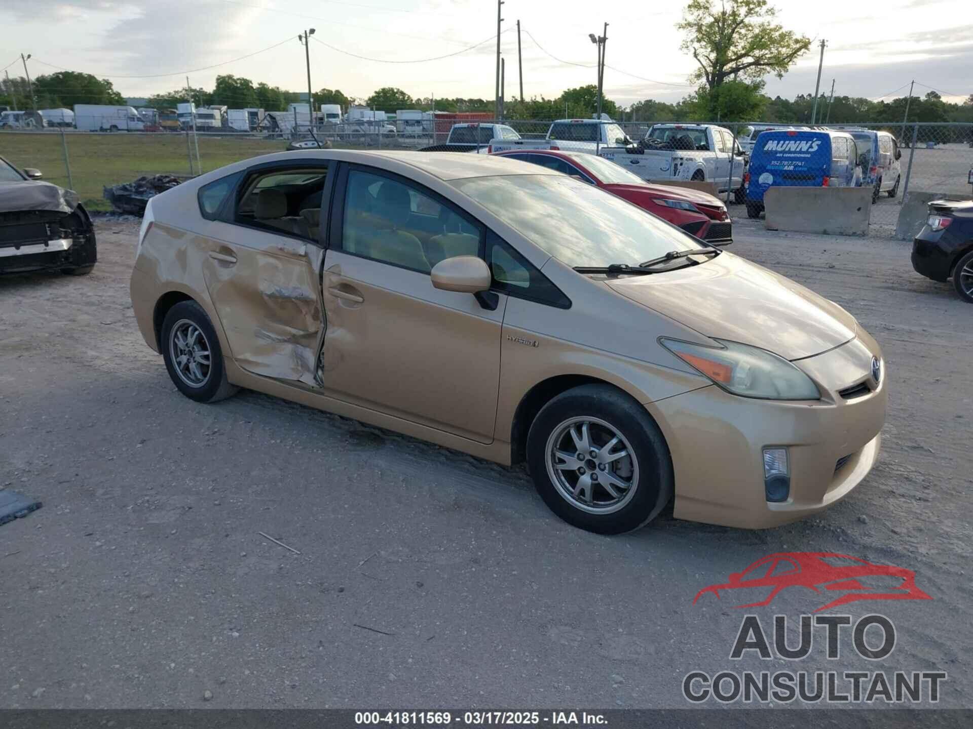 TOYOTA PRIUS 2011 - JTDKN3DU4B0319378