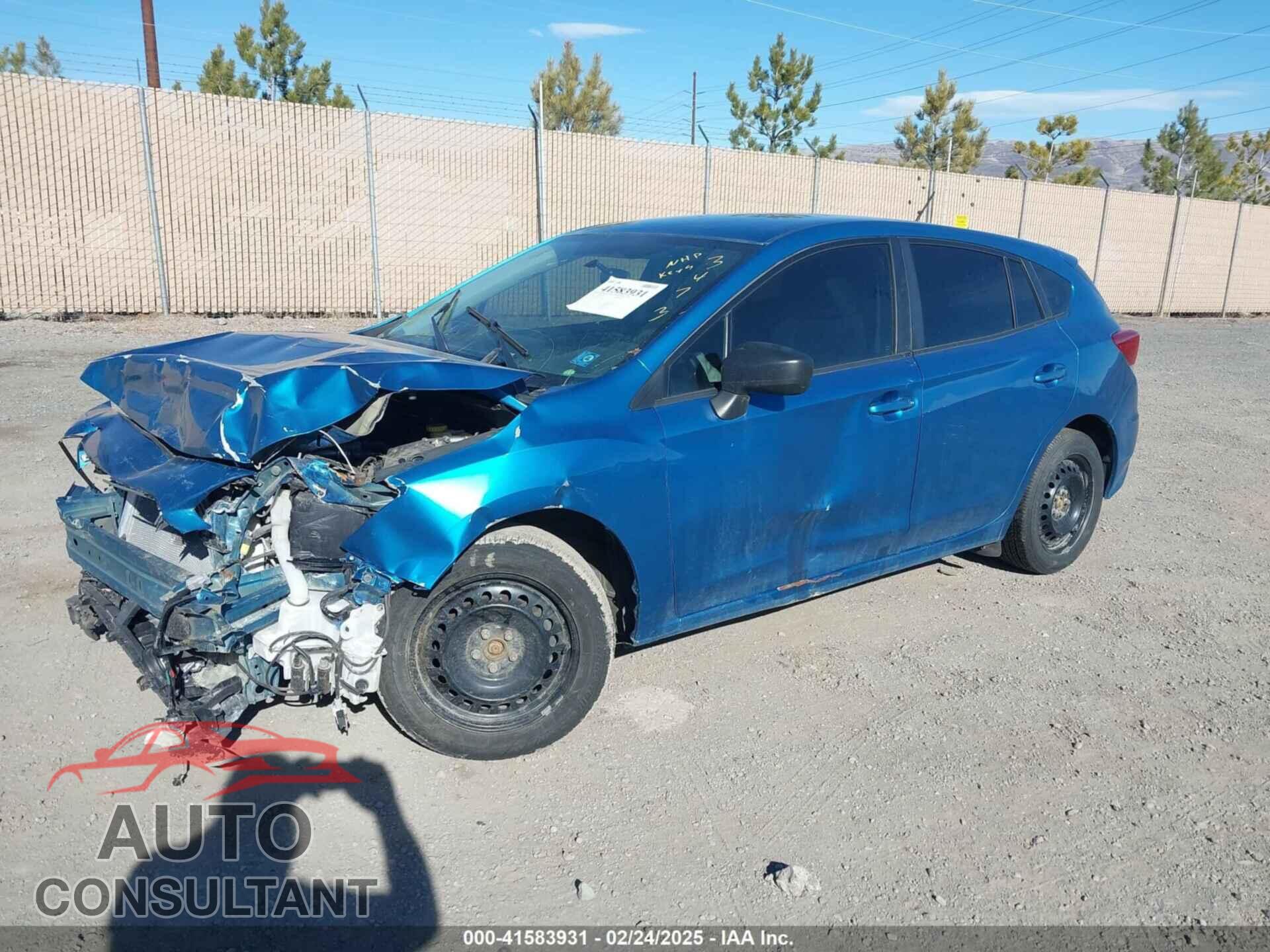 SUBARU IMPREZA 2019 - 4S3GTAA66K3703473