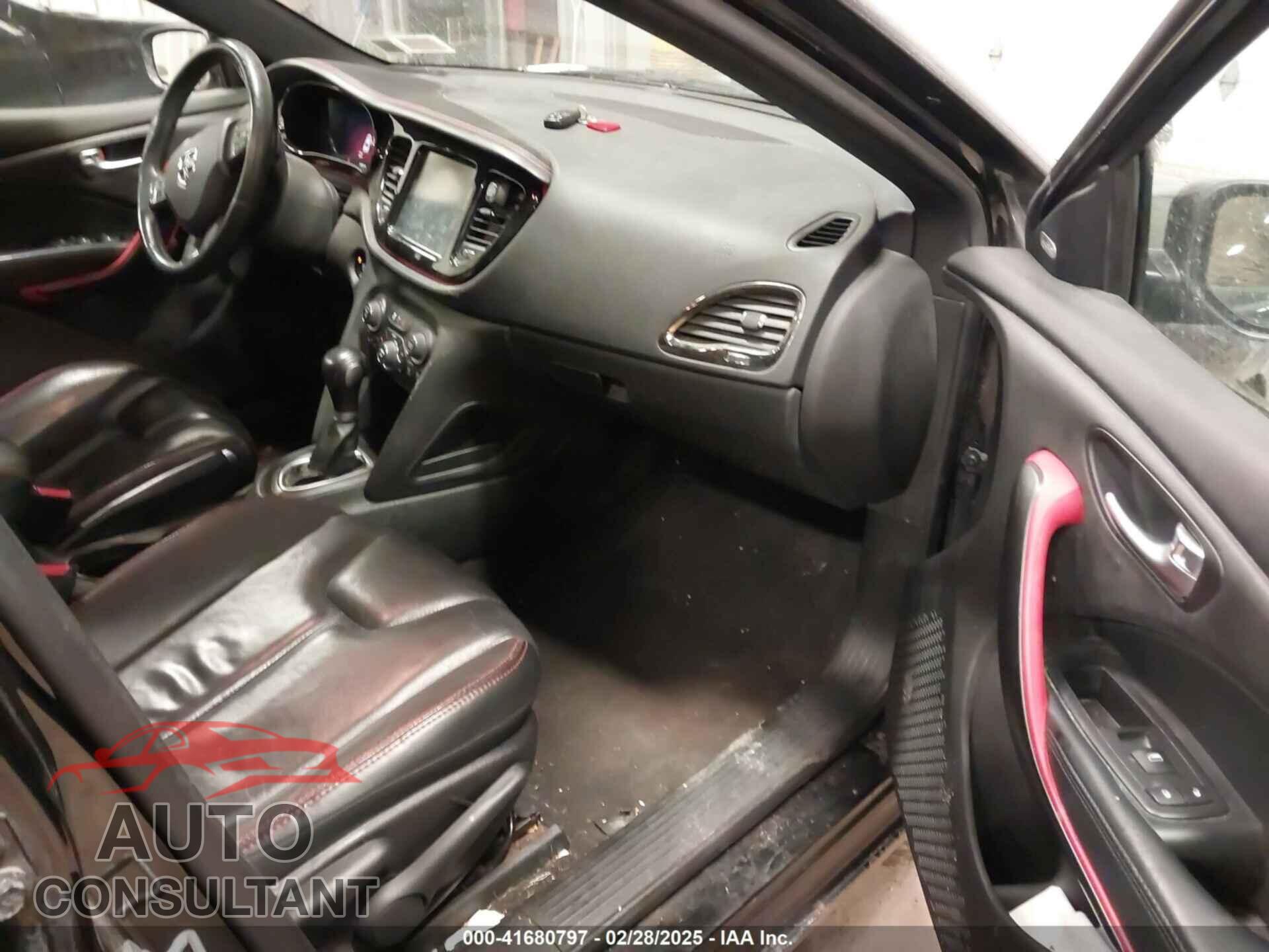 DODGE DART 2015 - 1C3CDFEB0FD187261