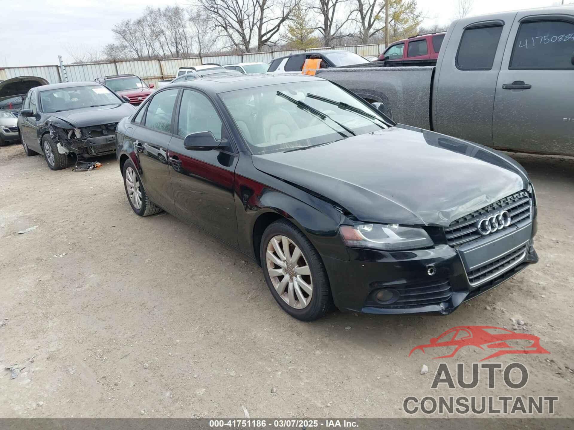 AUDI A4 2012 - WAUAFAFL1CA115616