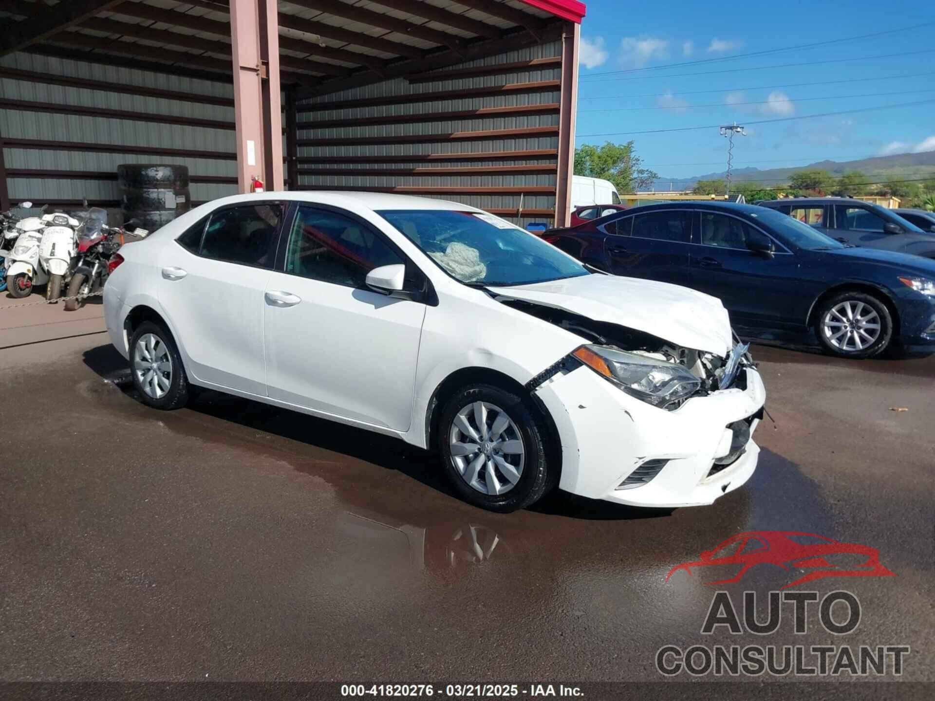 TOYOTA COROLLA 2016 - 5YFBURHE8GP532792