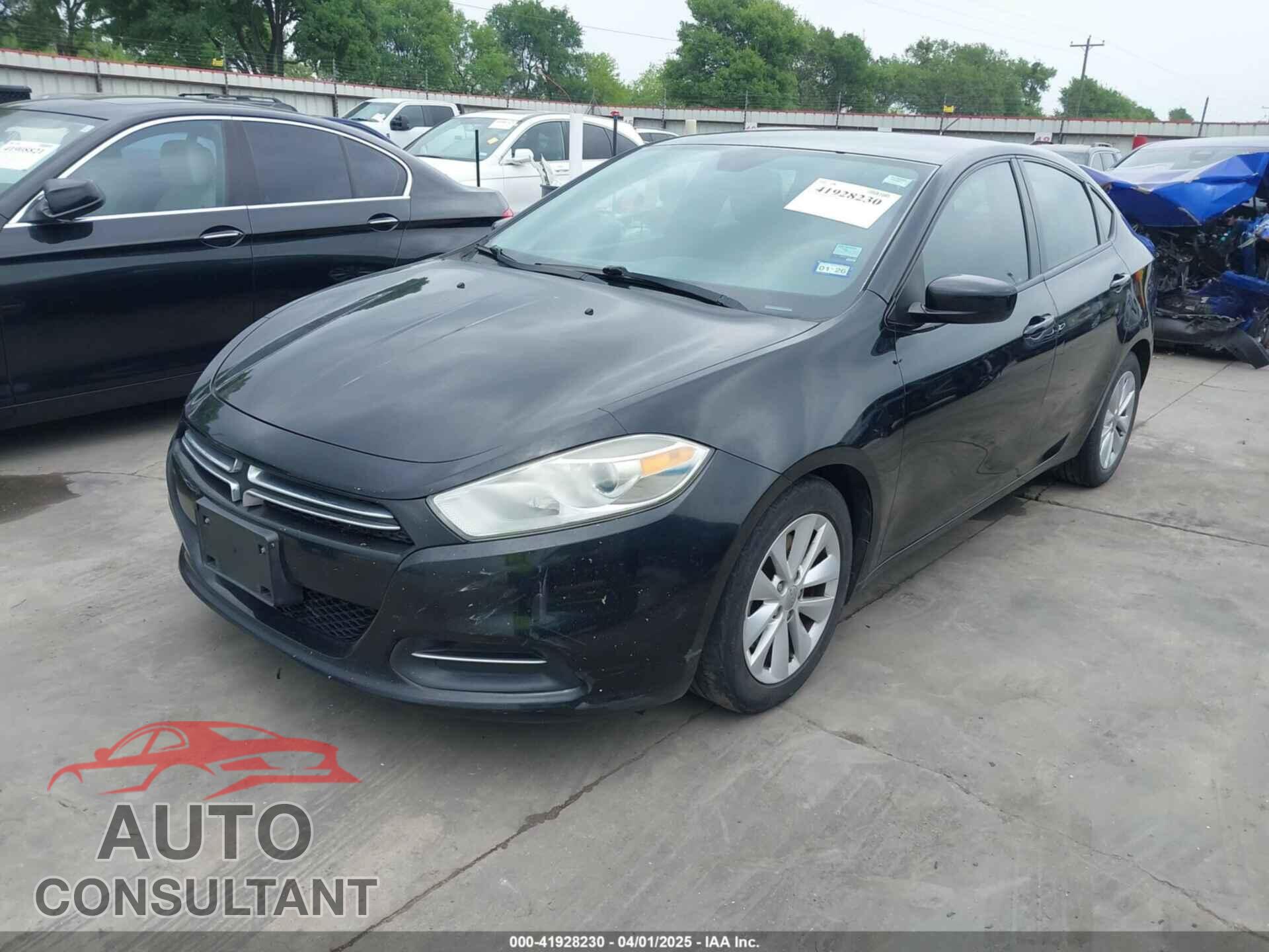 DODGE DART 2015 - 1C3CDFDH7FD127953