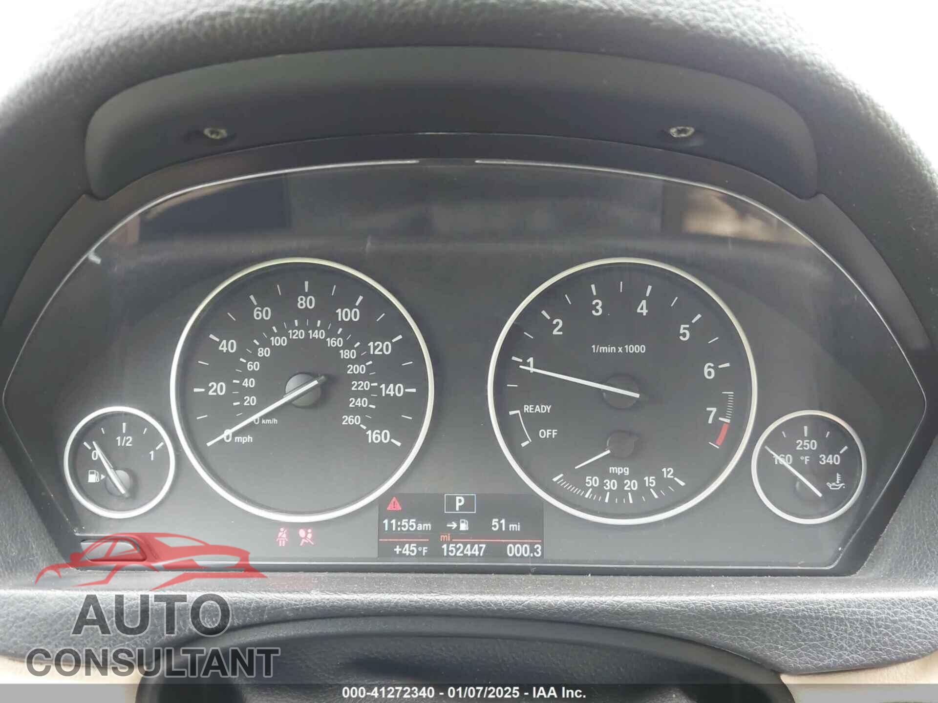 BMW 320I 2016 - WBA8E1G54GNT35722