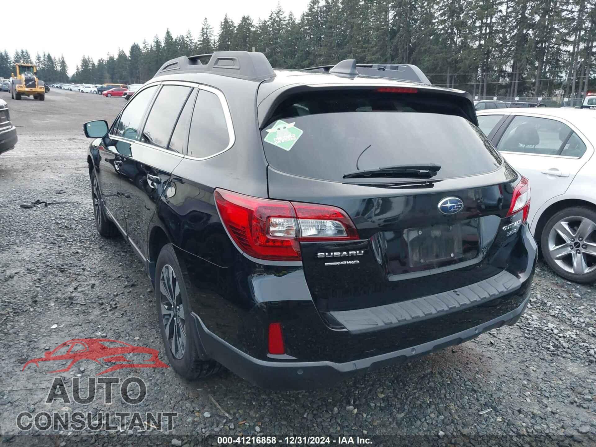 SUBARU OUTBACK 2017 - 4S4BSENC7H3423795