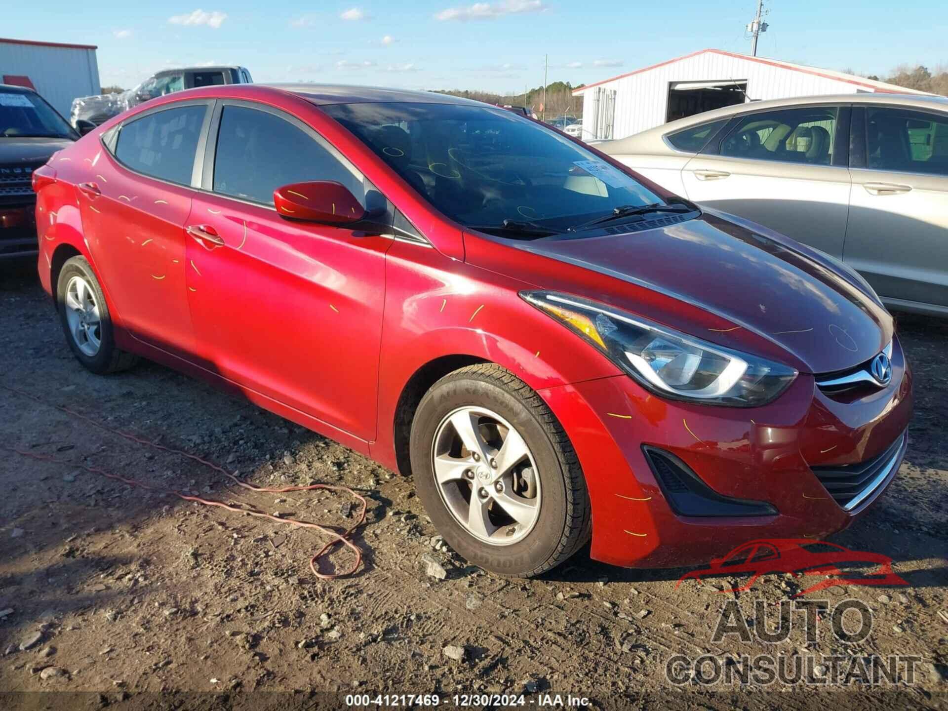 HYUNDAI ELANTRA 2014 - 5NPDH4AE1EH541001