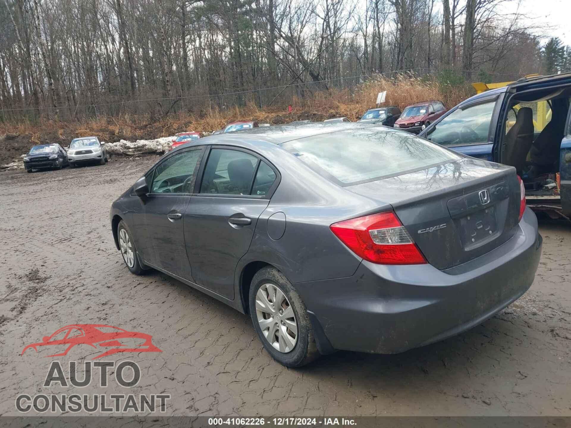 HONDA CIVIC 2012 - 19XFB2F58CE336736