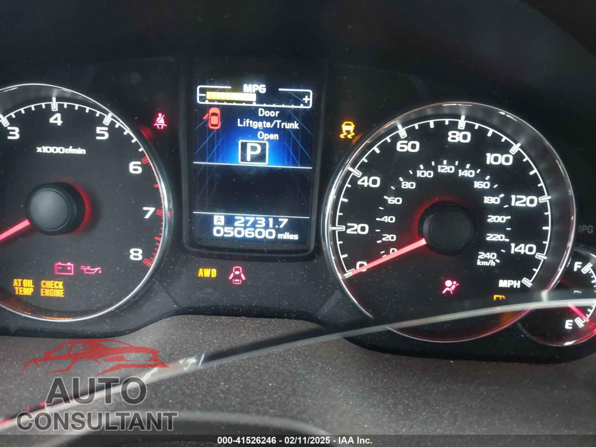 SUBARU OUTBACK 2013 - 4S4BRBLC1D3294525