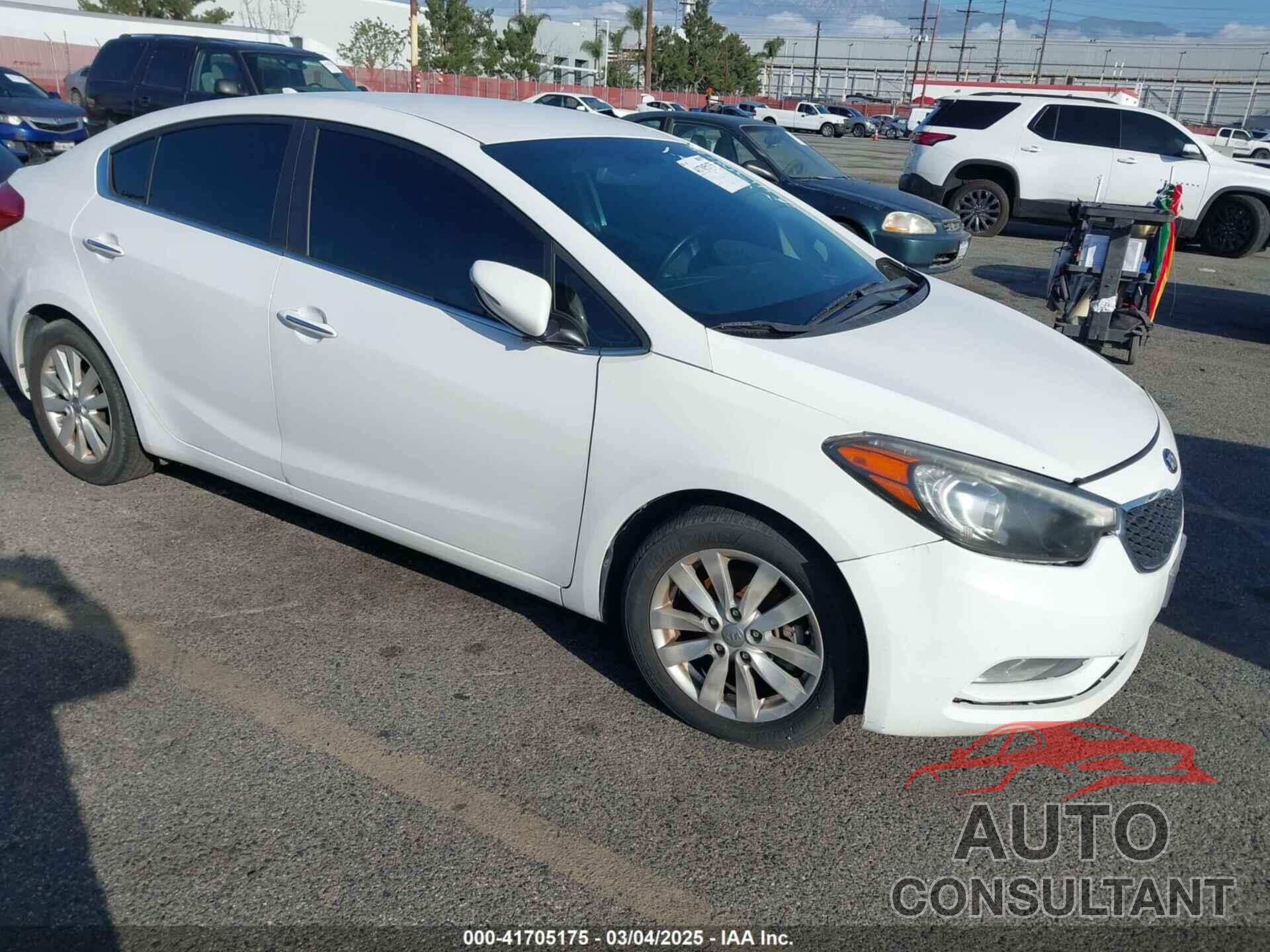 KIA FORTE 2014 - KNAFX4A86E5053066