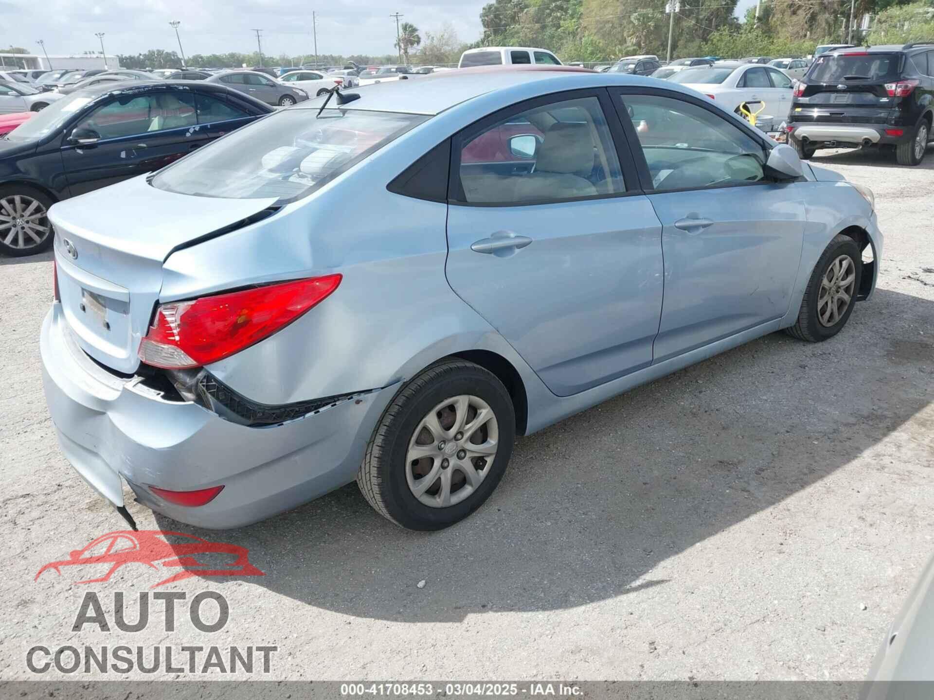 HYUNDAI ACCENT 2013 - KMHCT4AEXDU328073
