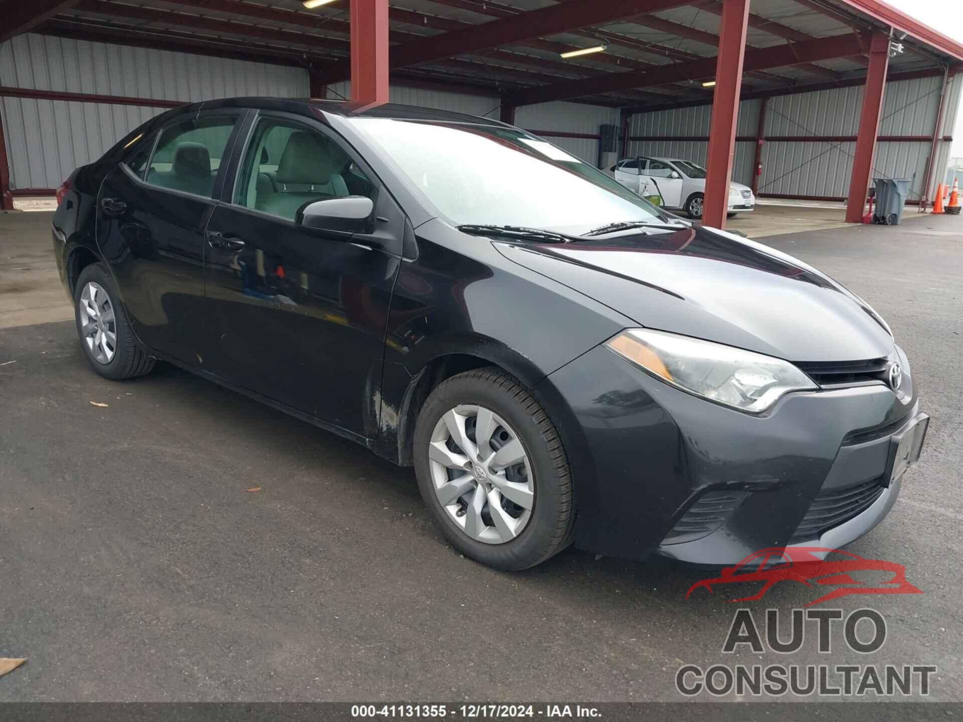TOYOTA COROLLA 2014 - 5YFBURHE2EP176028
