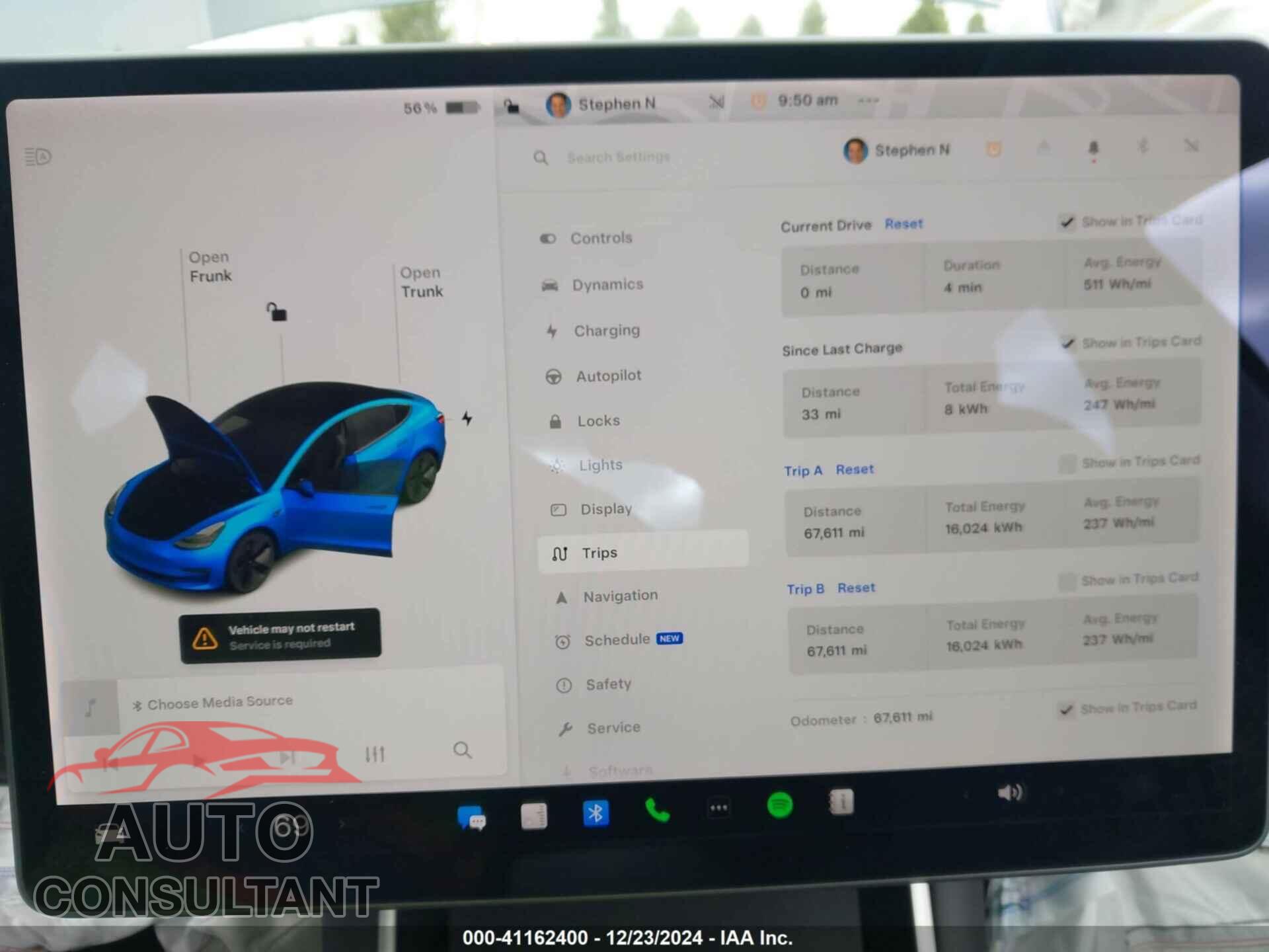 TESLA MODEL 3 2020 - 5YJ3E1EA6LF743497