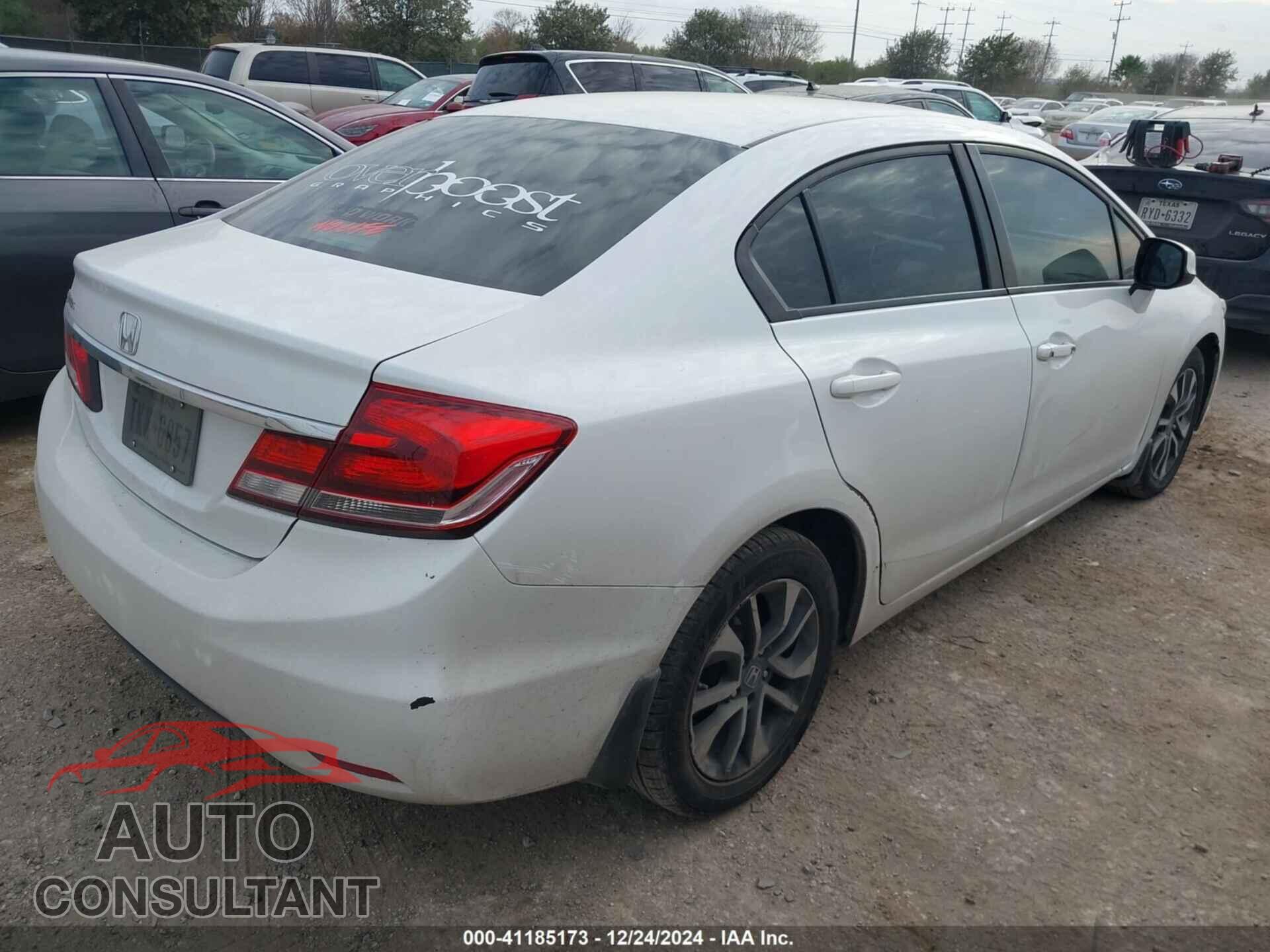 HONDA CIVIC 2013 - 19XFB2F95DE056146