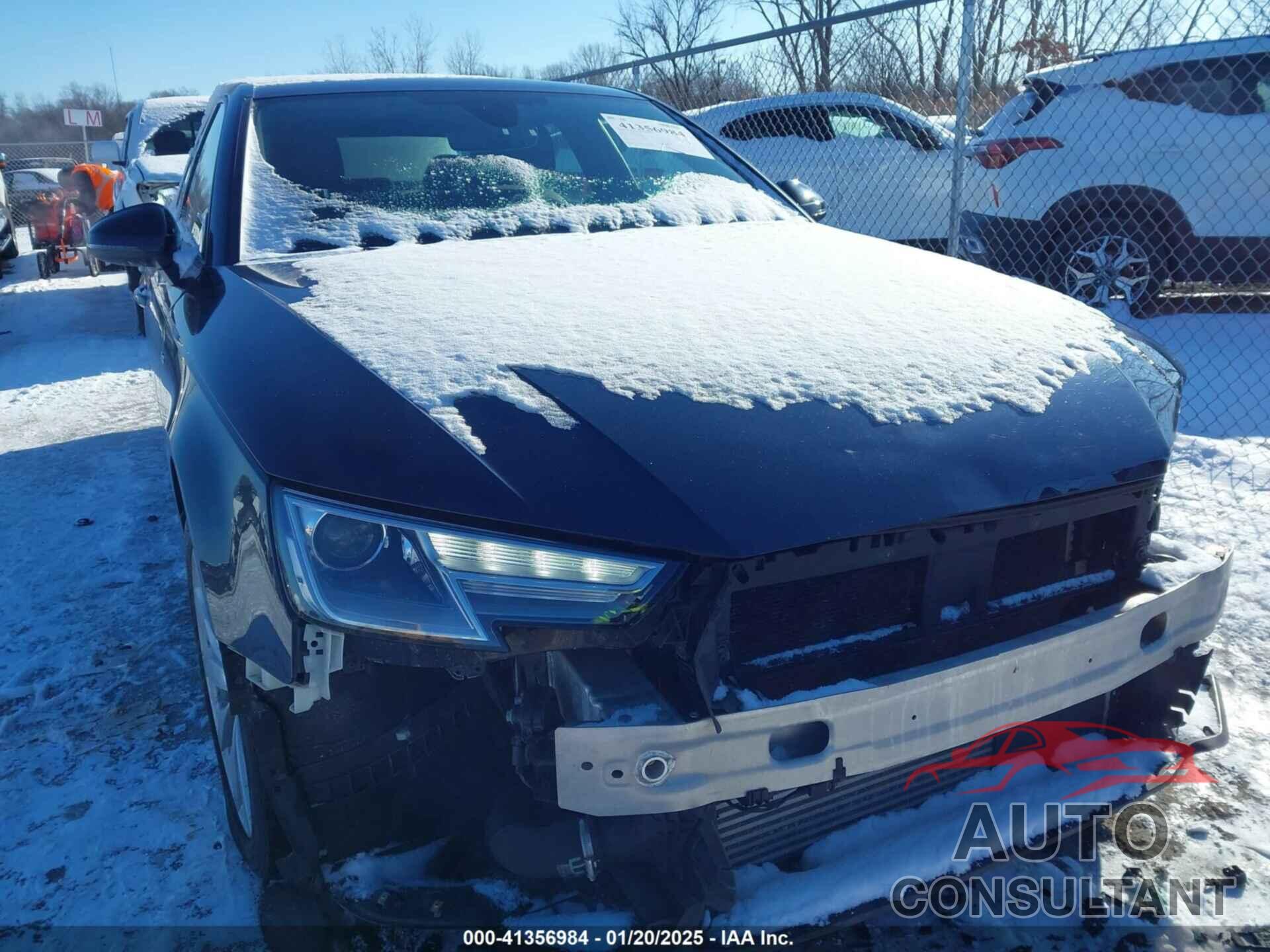 AUDI A4 2018 - WAUDNAF49JA134498