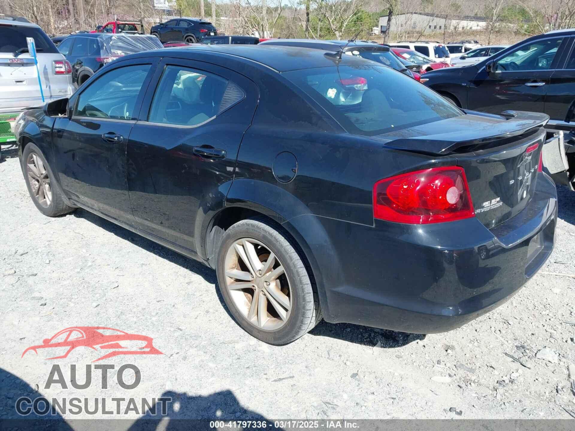 DODGE AVENGER 2013 - 1C3CDZAG4DN521480