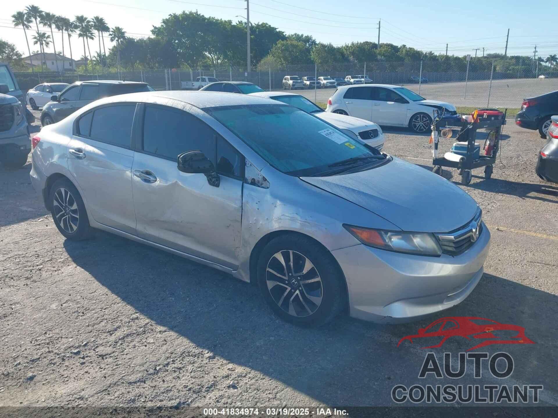 HONDA CIVIC 2012 - 19XFB2F53CE061762